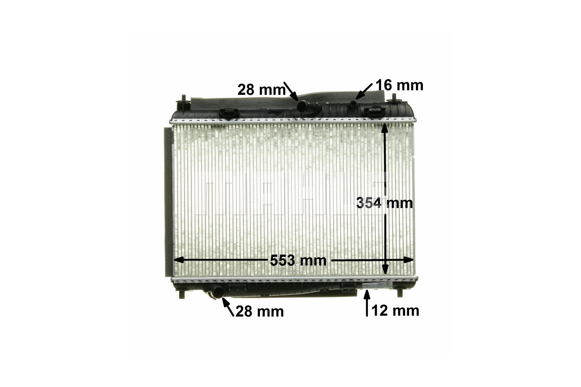 Radiateur moteur (Radiateur de refroidissement) MAHLE Aftermarket CR 87 000P