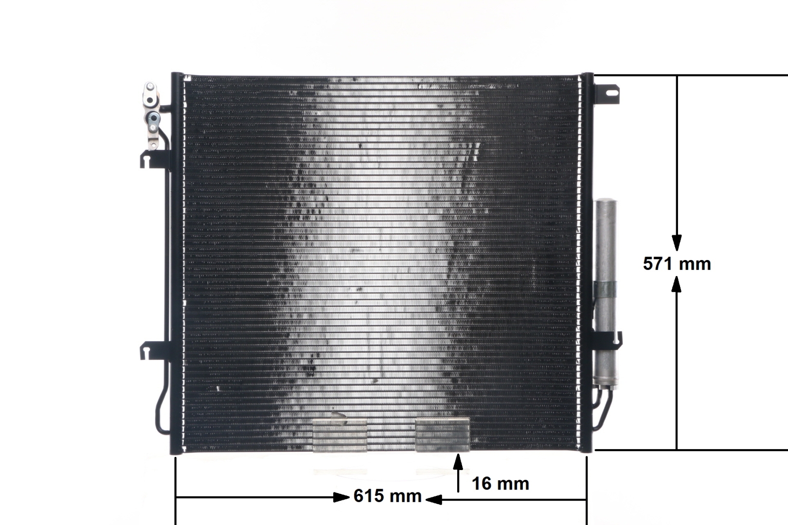 Condenseur, climatisation (Radiateur de climatisation) MAHLE Aftermarket ref. AC 759 000S