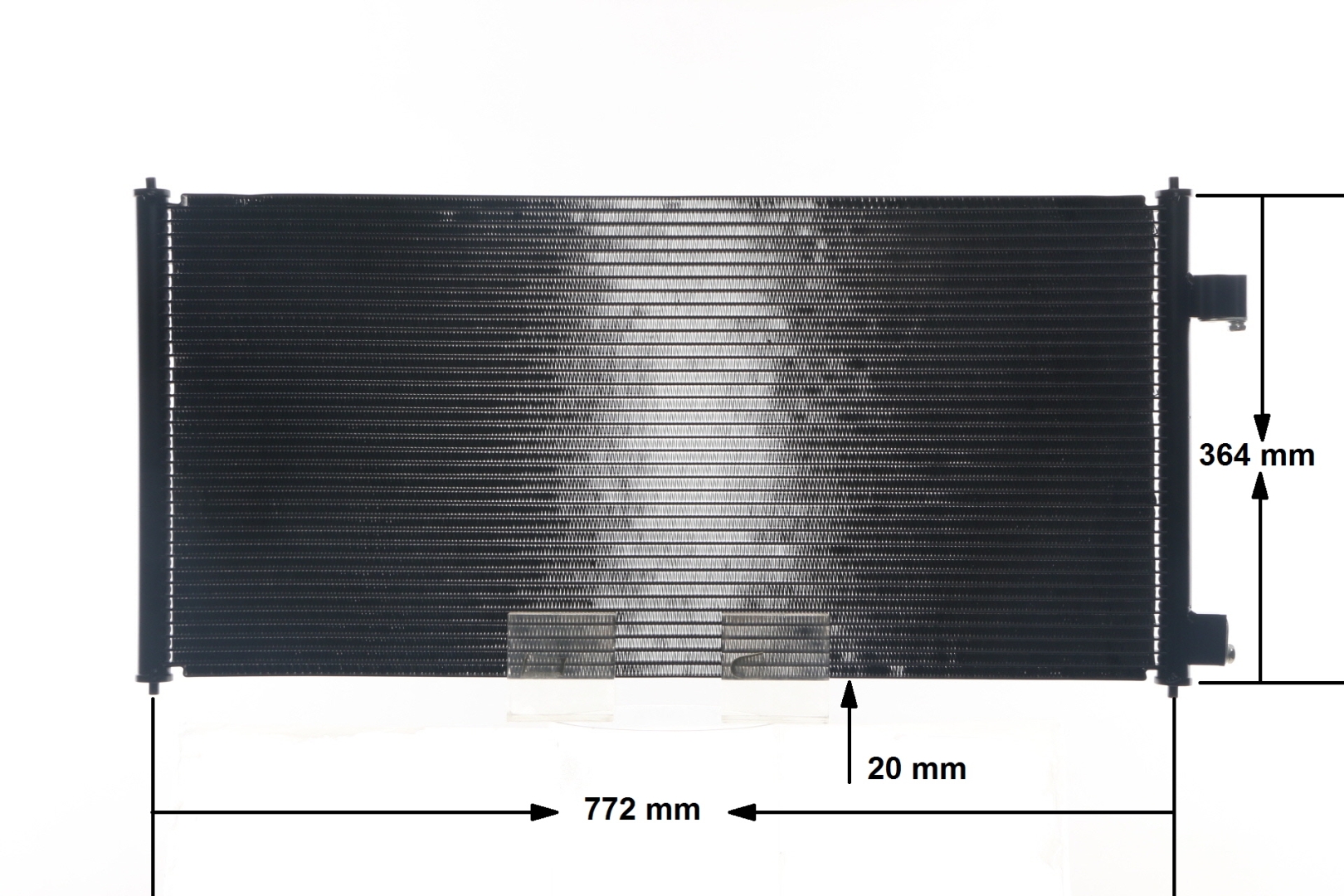 Condenseur, climatisation (Radiateur de climatisation) MAHLE Aftermarket ref. AC 689 000S