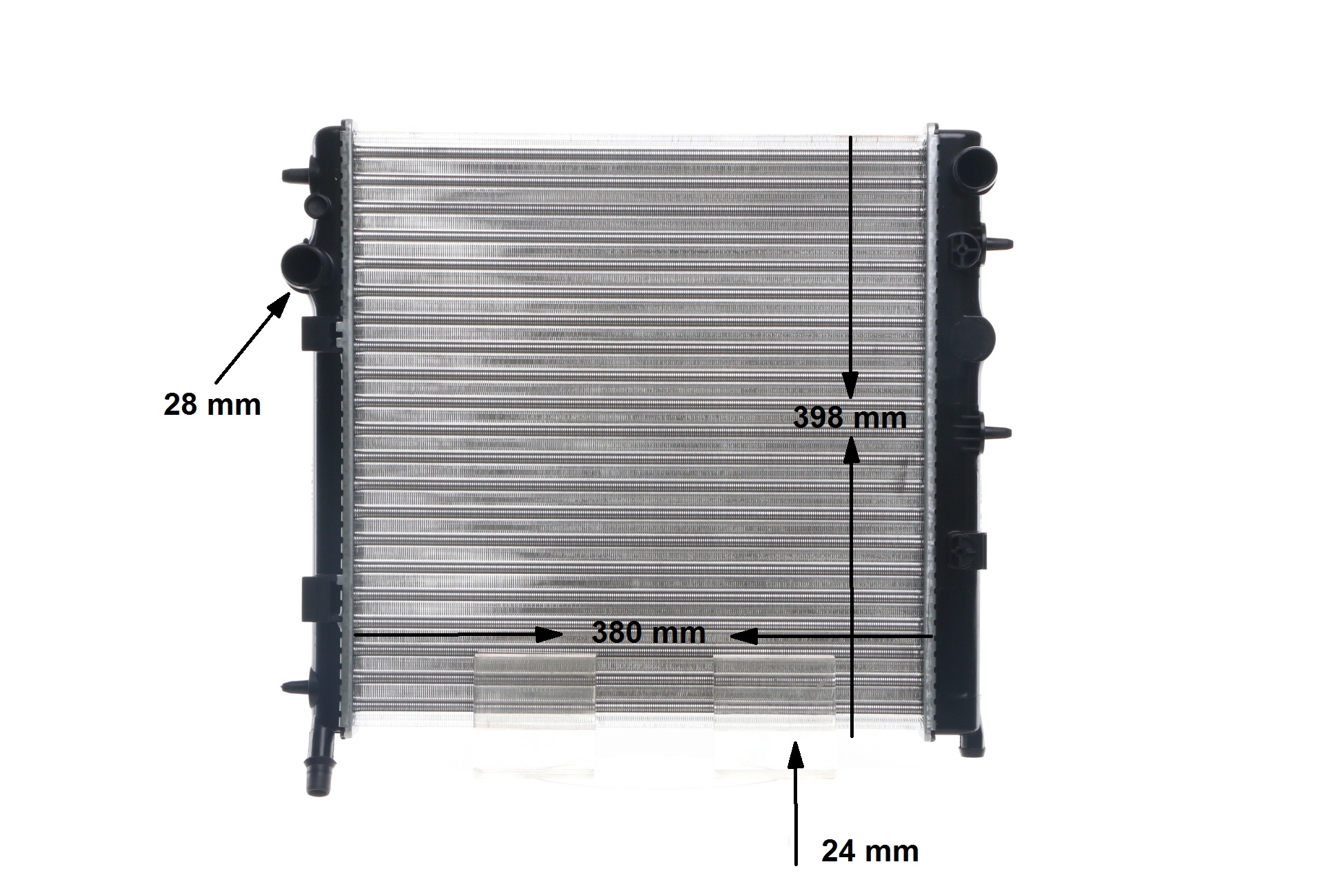 Radiateur moteur (Radiateur de refroidissement) MAHLE Aftermarket ref. CR 556 002S