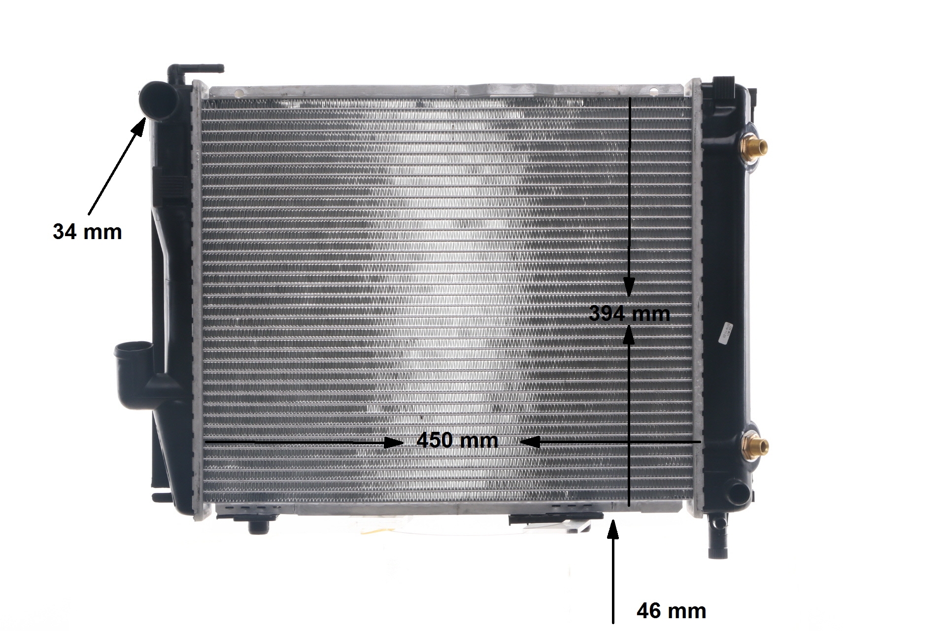 Radiateur moteur (Radiateur de refroidissement) MAHLE Aftermarket CR 257 000S
