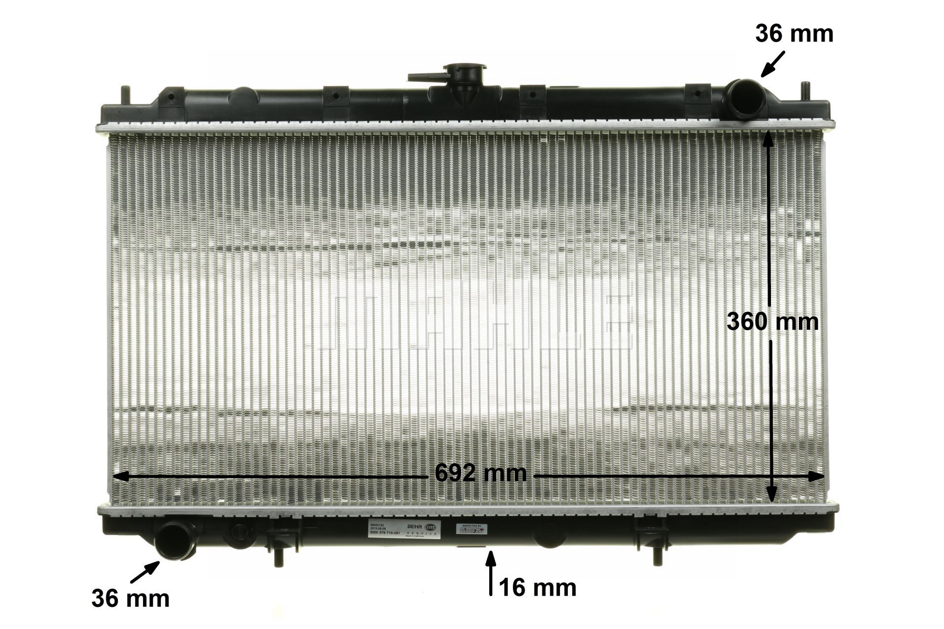 Radiateur moteur (Radiateur de refroidissement) MAHLE Aftermarket CR 545 000S