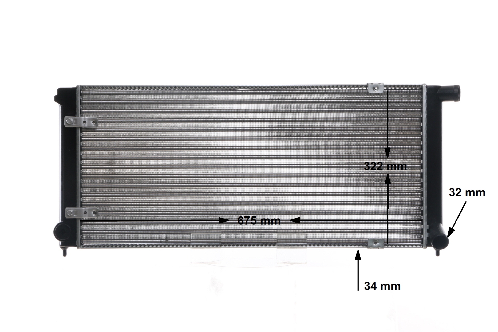 Radiateur moteur (Radiateur de refroidissement) MAHLE Aftermarket ref. CR 407 000S