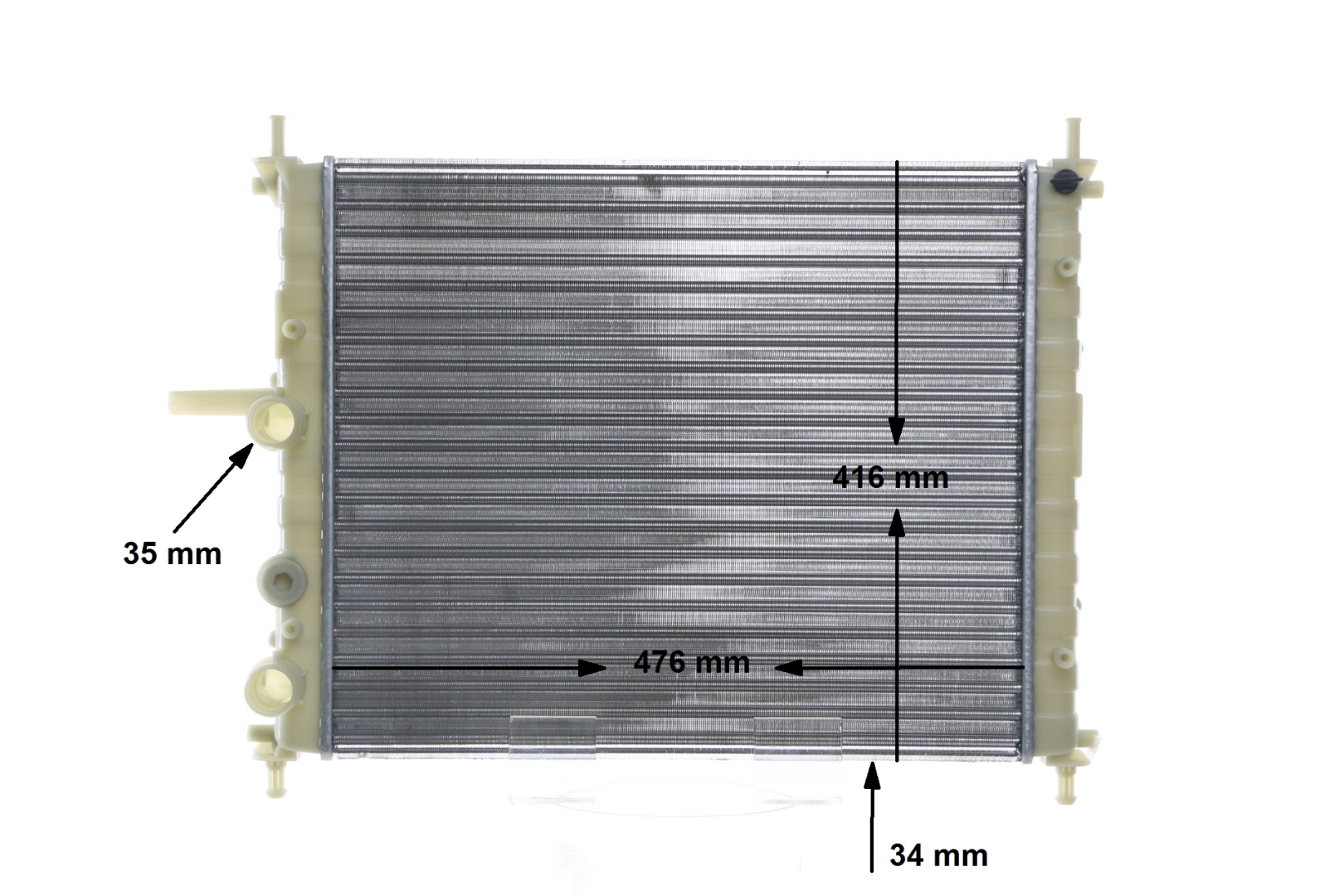 Radiateur moteur (Radiateur de refroidissement) MAHLE Aftermarket CR 1998 000S