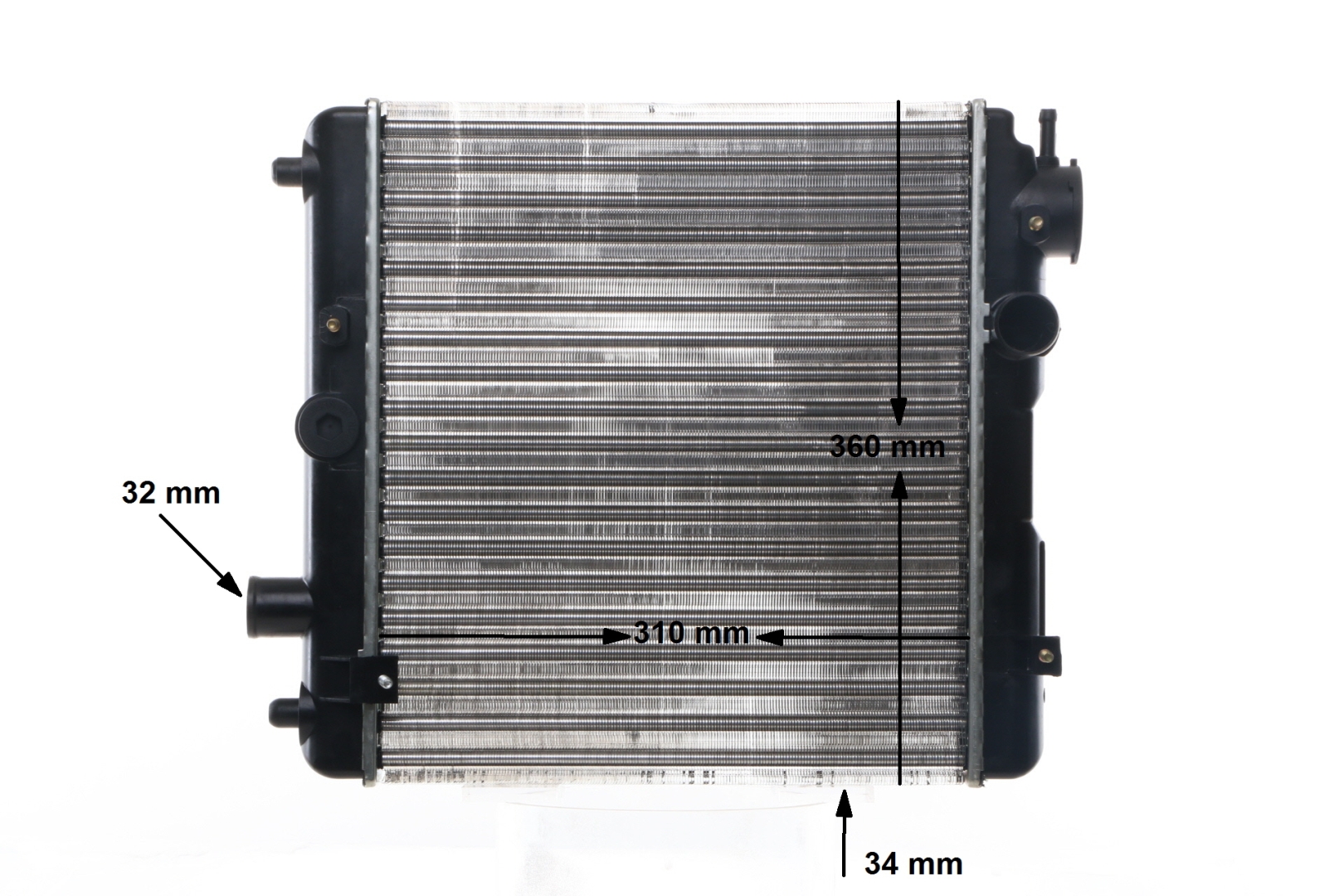 Radiateur moteur (Radiateur de refroidissement) MAHLE Aftermarket ref. CR 145 000S