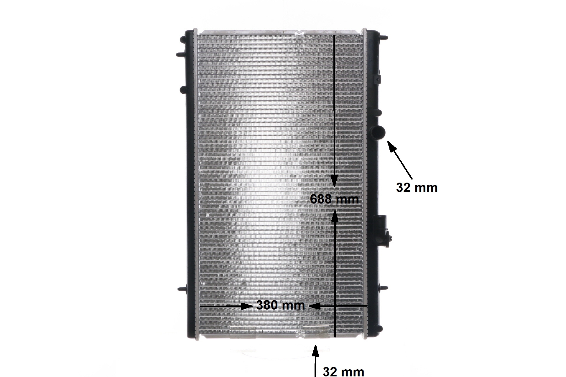 Radiateur moteur (Radiateur de refroidissement) MAHLE Aftermarket ref. CR 800 000S