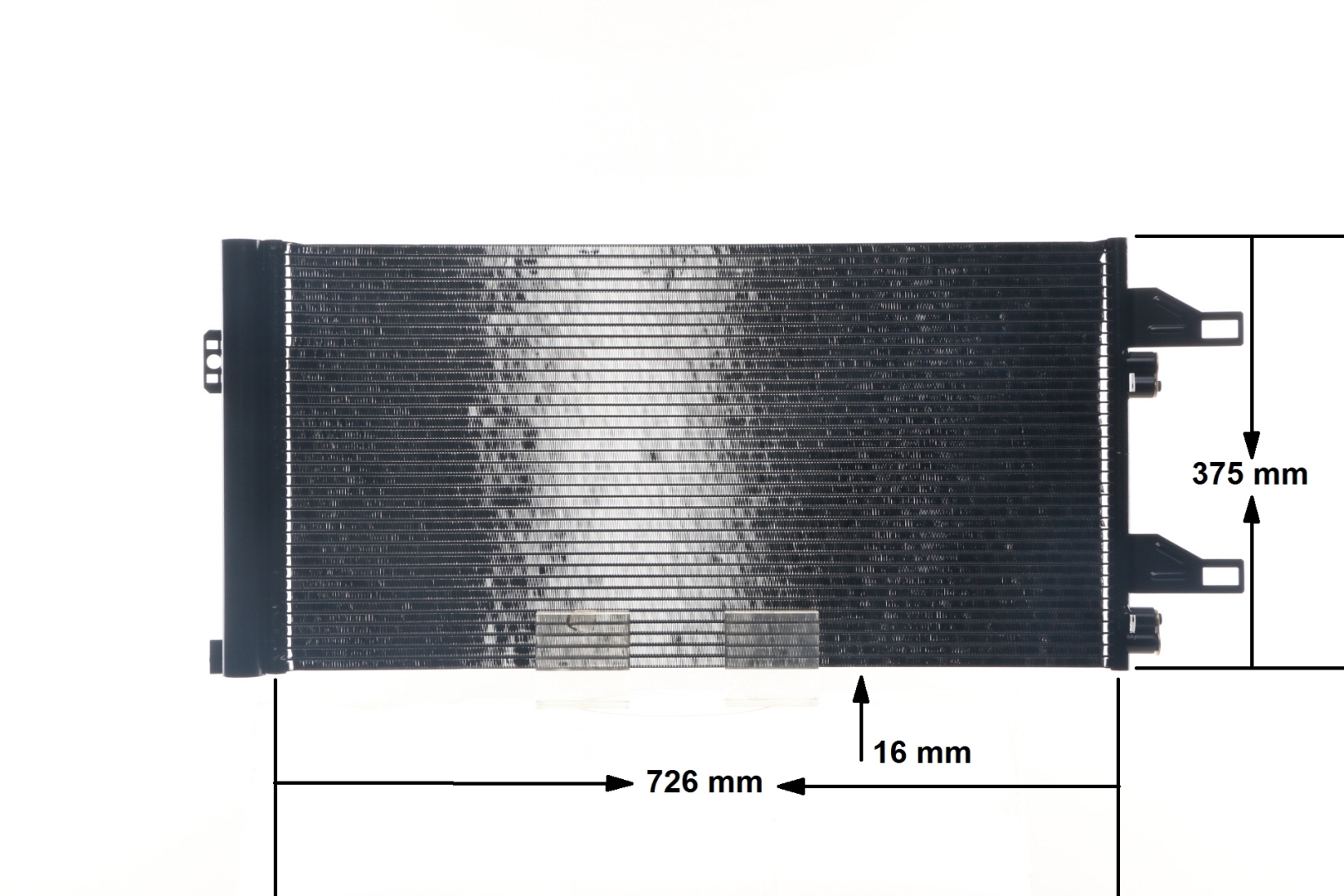 Condenseur, climatisation (Radiateur de climatisation) MAHLE Aftermarket ref. AC 363 000S