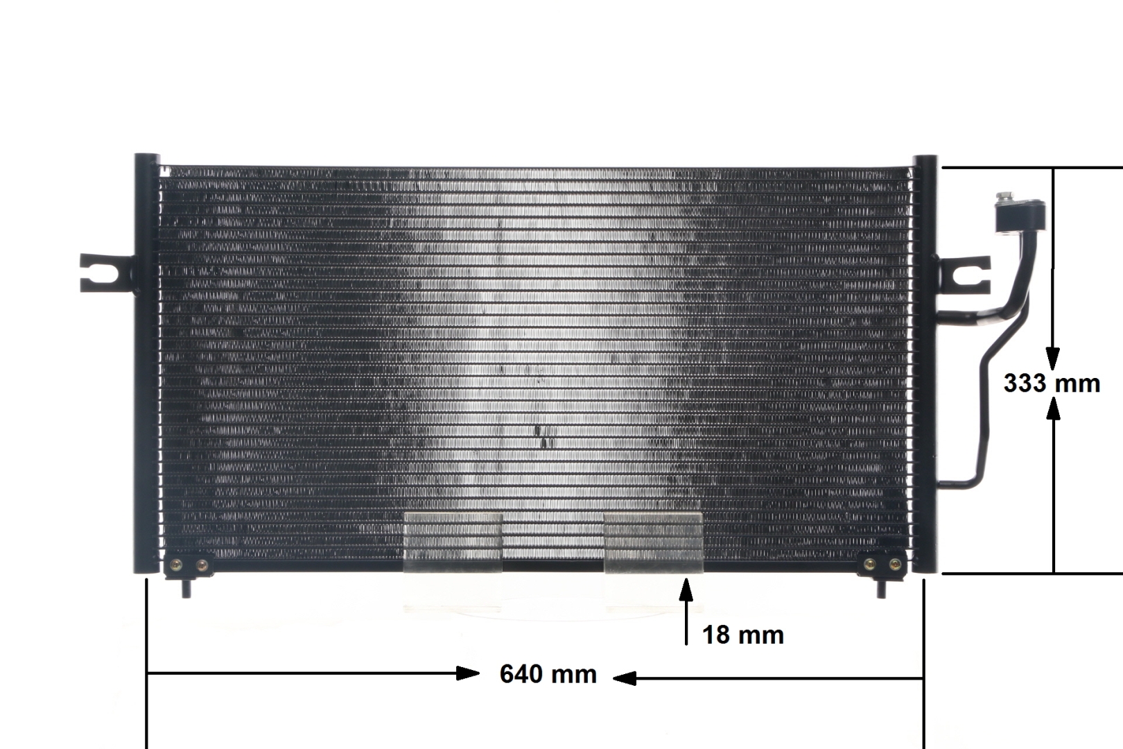 Condenseur, climatisation (Radiateur de climatisation) MAHLE Aftermarket ref. AC 458 000S