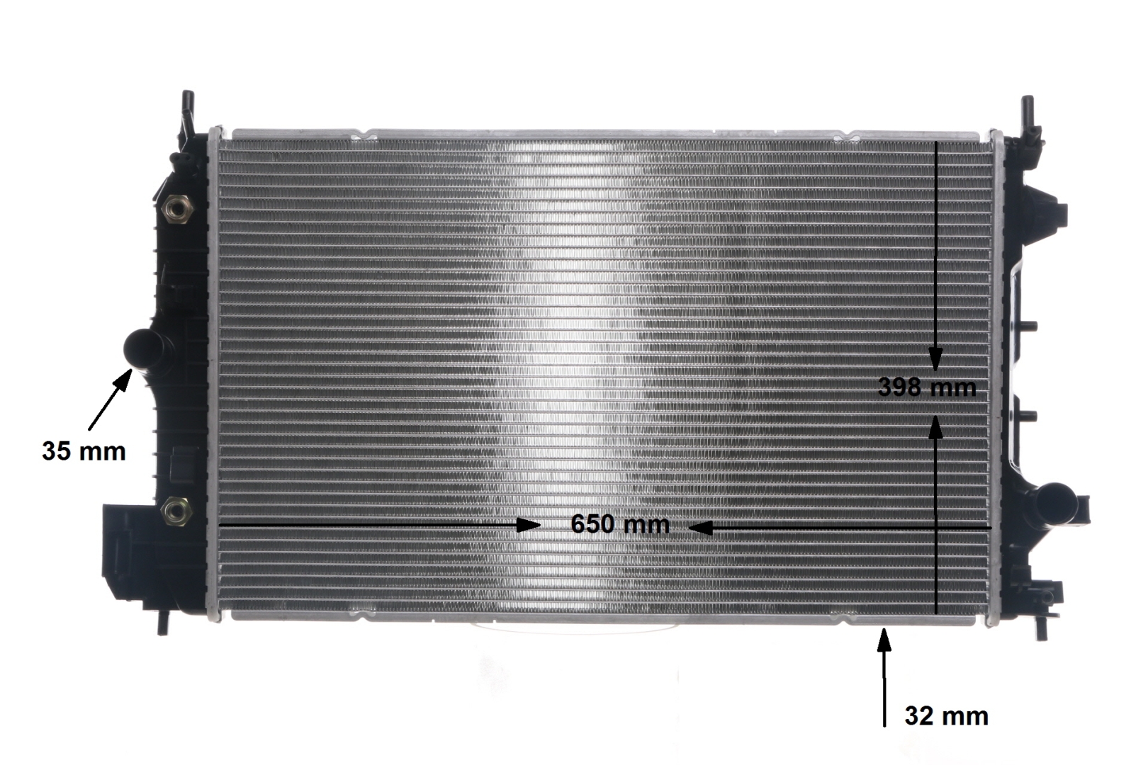 Radiateur moteur (Radiateur de refroidissement) MAHLE Aftermarket ref. CR 9 000S
