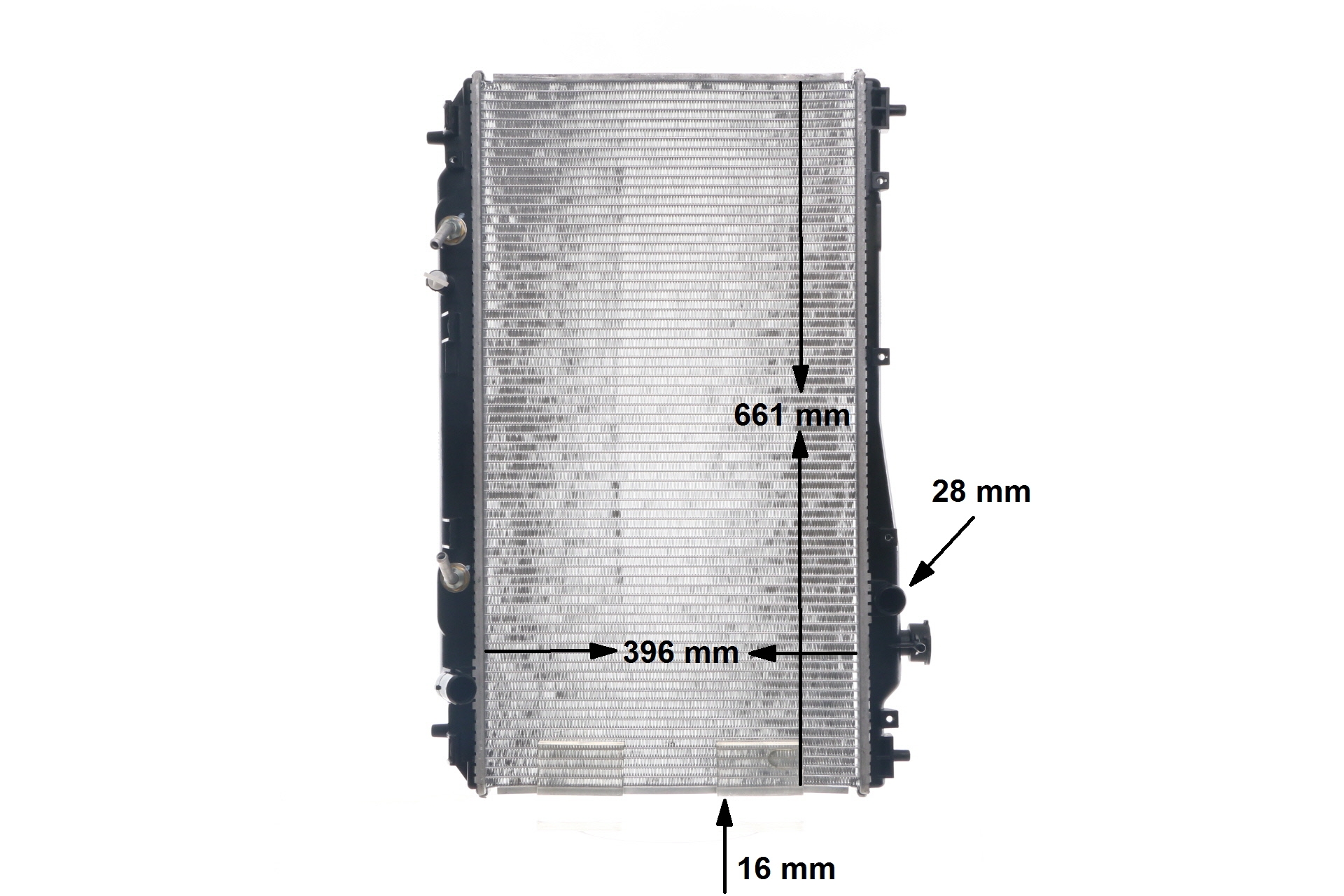 Radiateur moteur (Radiateur de refroidissement) MAHLE Aftermarket CR 1458 000S