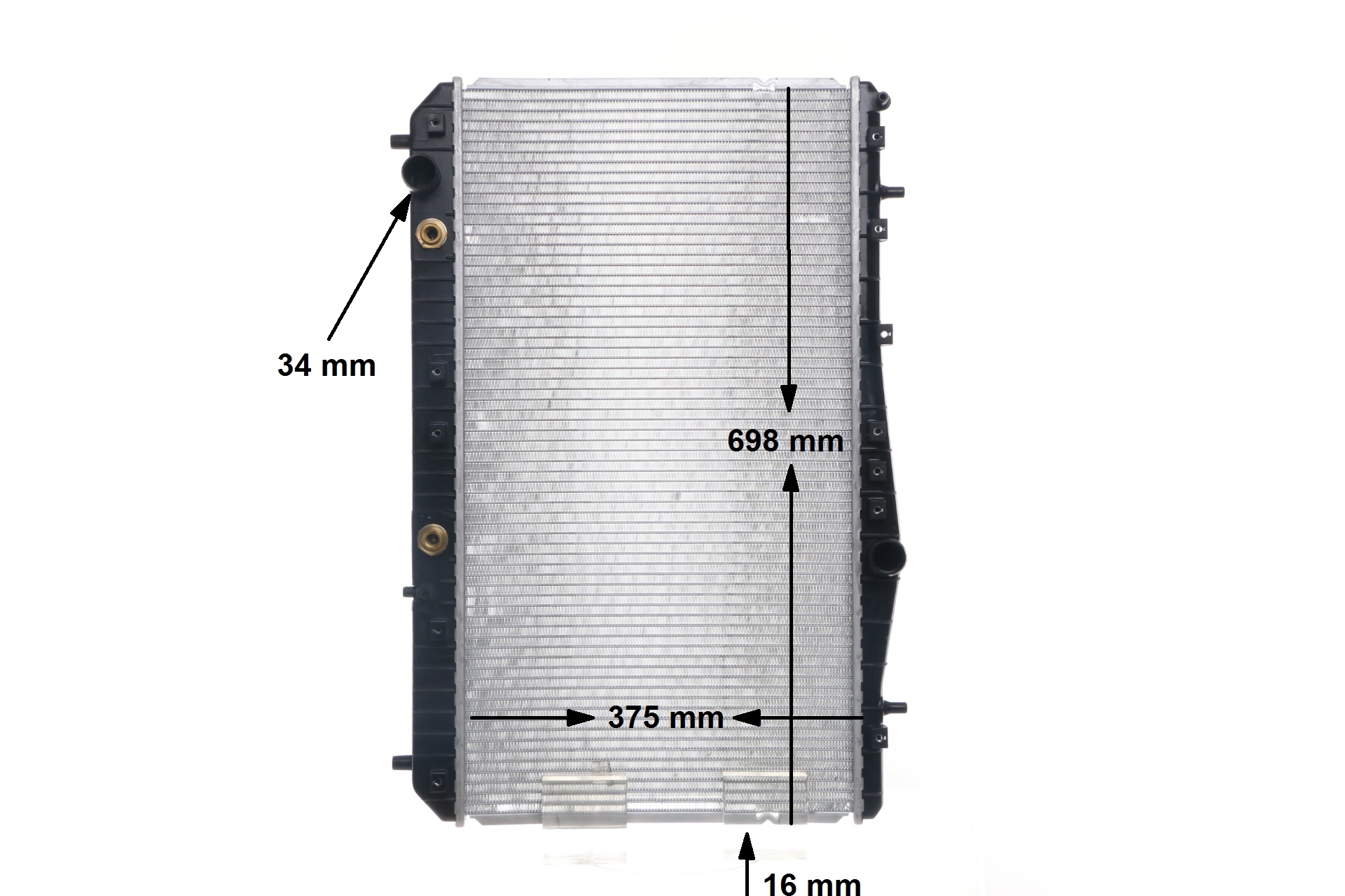 Radiateur moteur (Radiateur de refroidissement) MAHLE Aftermarket ref. CR 1308 000S