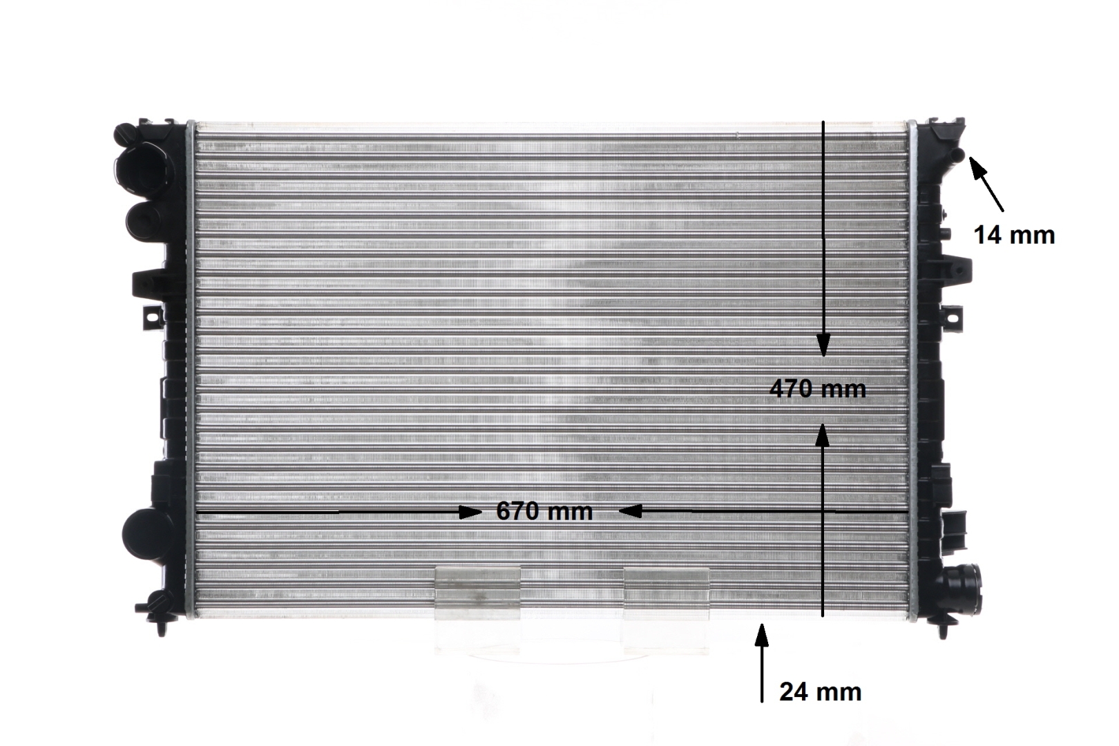 Radiateur moteur (Radiateur de refroidissement) MAHLE Aftermarket CR 587 001S