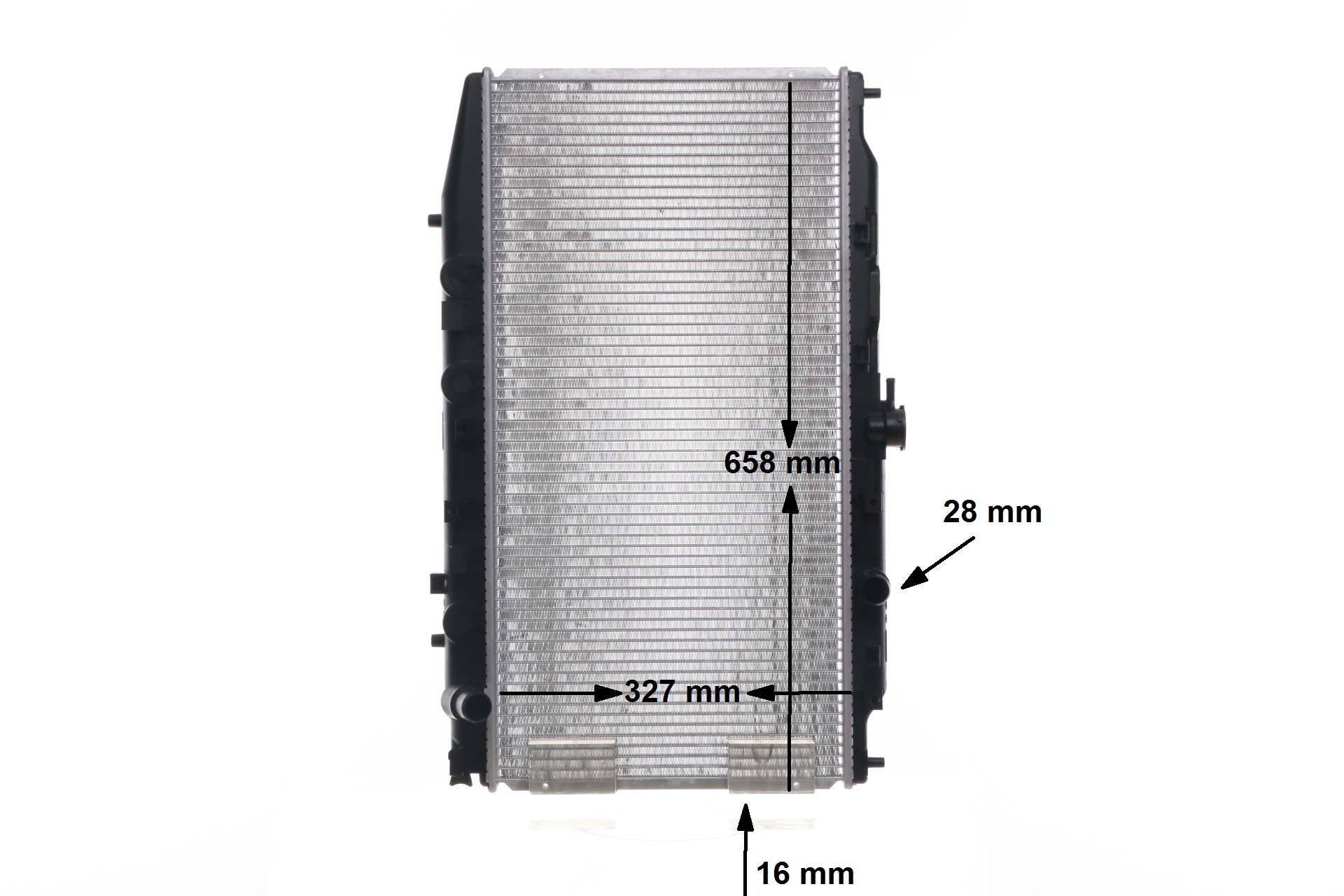 Radiateur moteur (Radiateur de refroidissement) MAHLE Aftermarket ref. CR 158 000S
