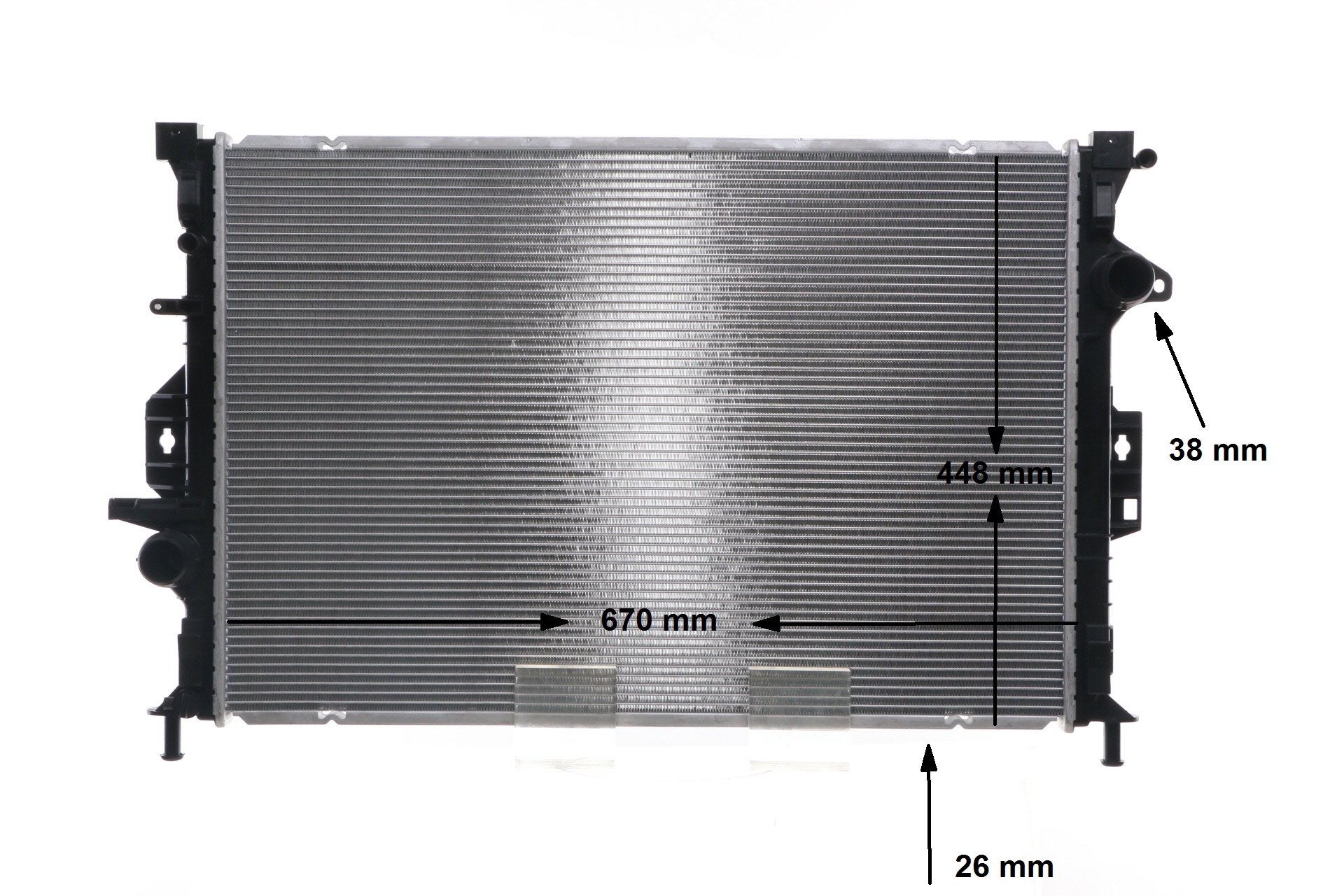 Radiateur moteur (Radiateur de refroidissement) MAHLE Aftermarket ref. CR 814 000S