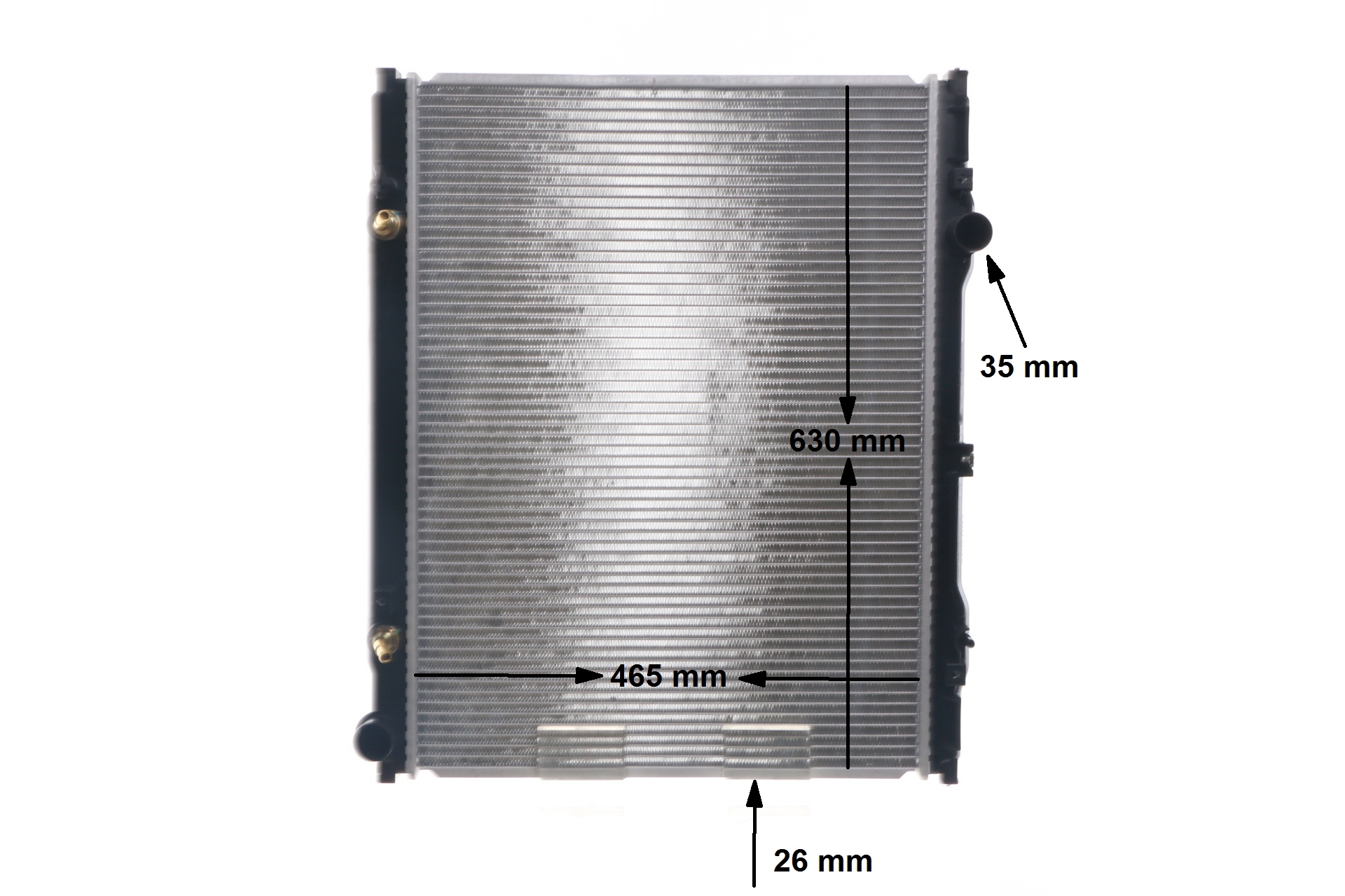 Radiateur moteur (Radiateur de refroidissement) MAHLE Aftermarket CR 1569 000S