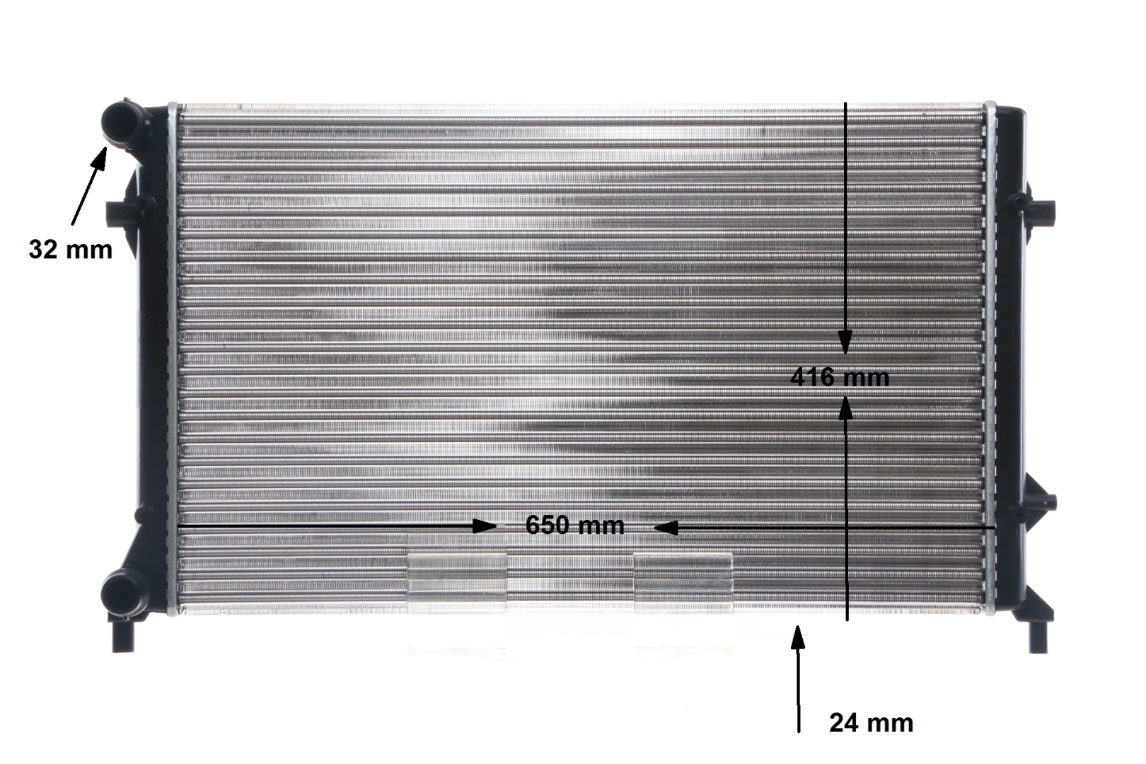Radiateur moteur (Radiateur de refroidissement) MAHLE Aftermarket ref. CR 30 001S