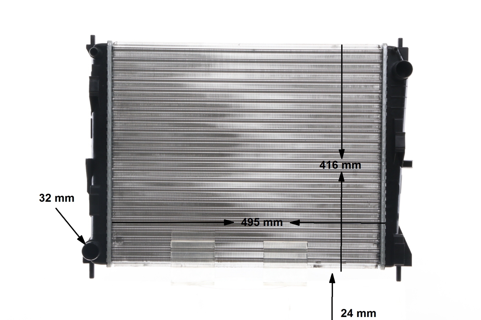 Radiateur moteur (Radiateur de refroidissement) MAHLE Aftermarket CR 1691 000S