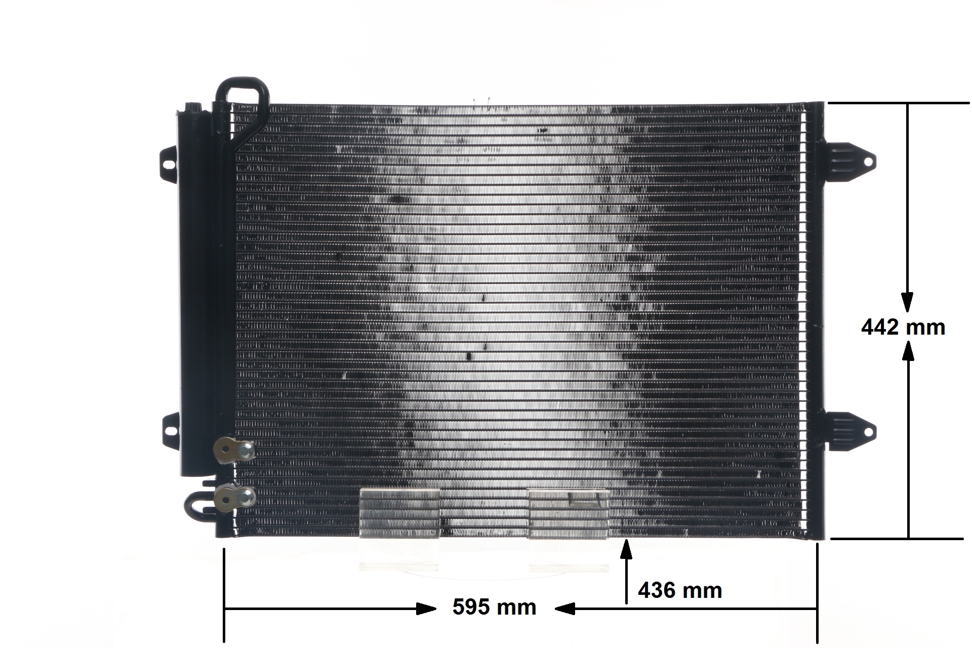 Condenseur, climatisation (Radiateur de climatisation) MAHLE Aftermarket ref. AC 666 000S