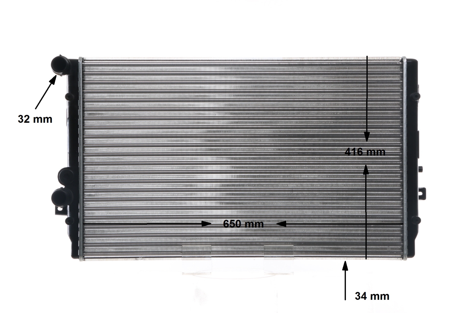 Radiateur moteur (Radiateur de refroidissement) MAHLE Aftermarket CR 854 001S