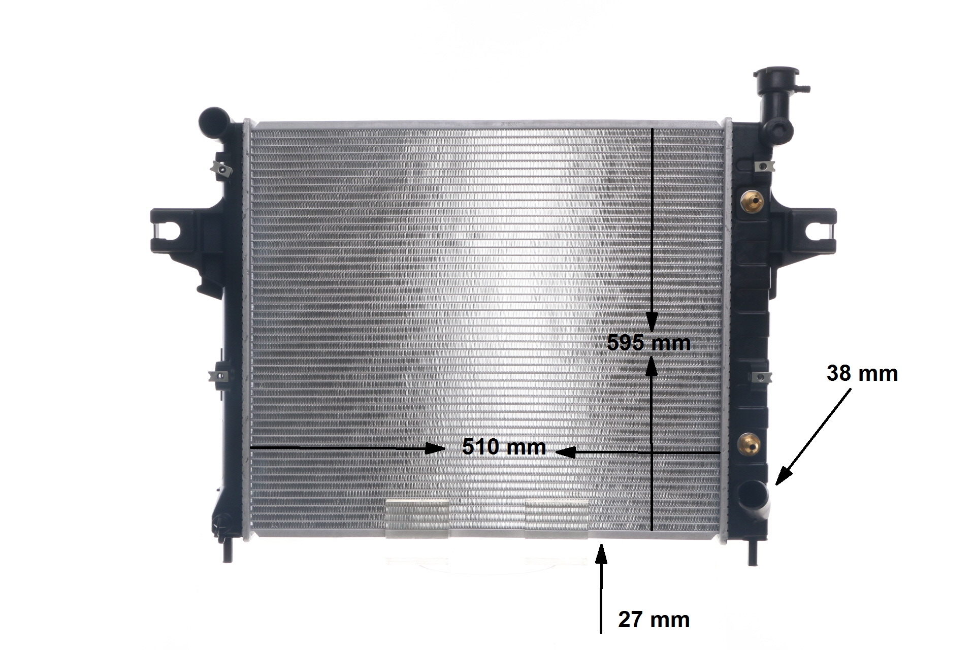 Radiateur moteur (Radiateur de refroidissement) MAHLE Aftermarket CR 1562 000S