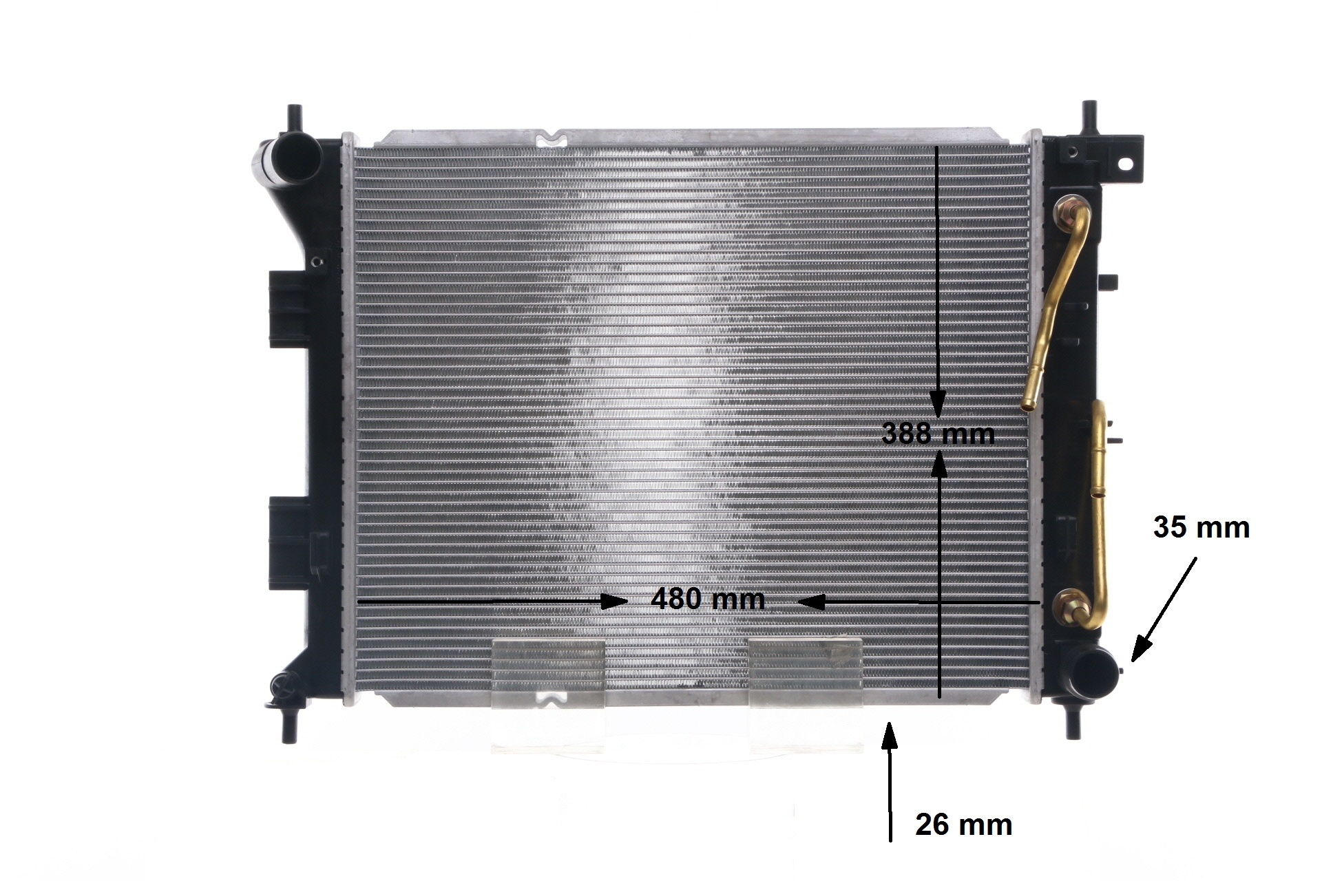 Radiateur moteur (Radiateur de refroidissement) MAHLE Aftermarket ref. CR 1694 000S