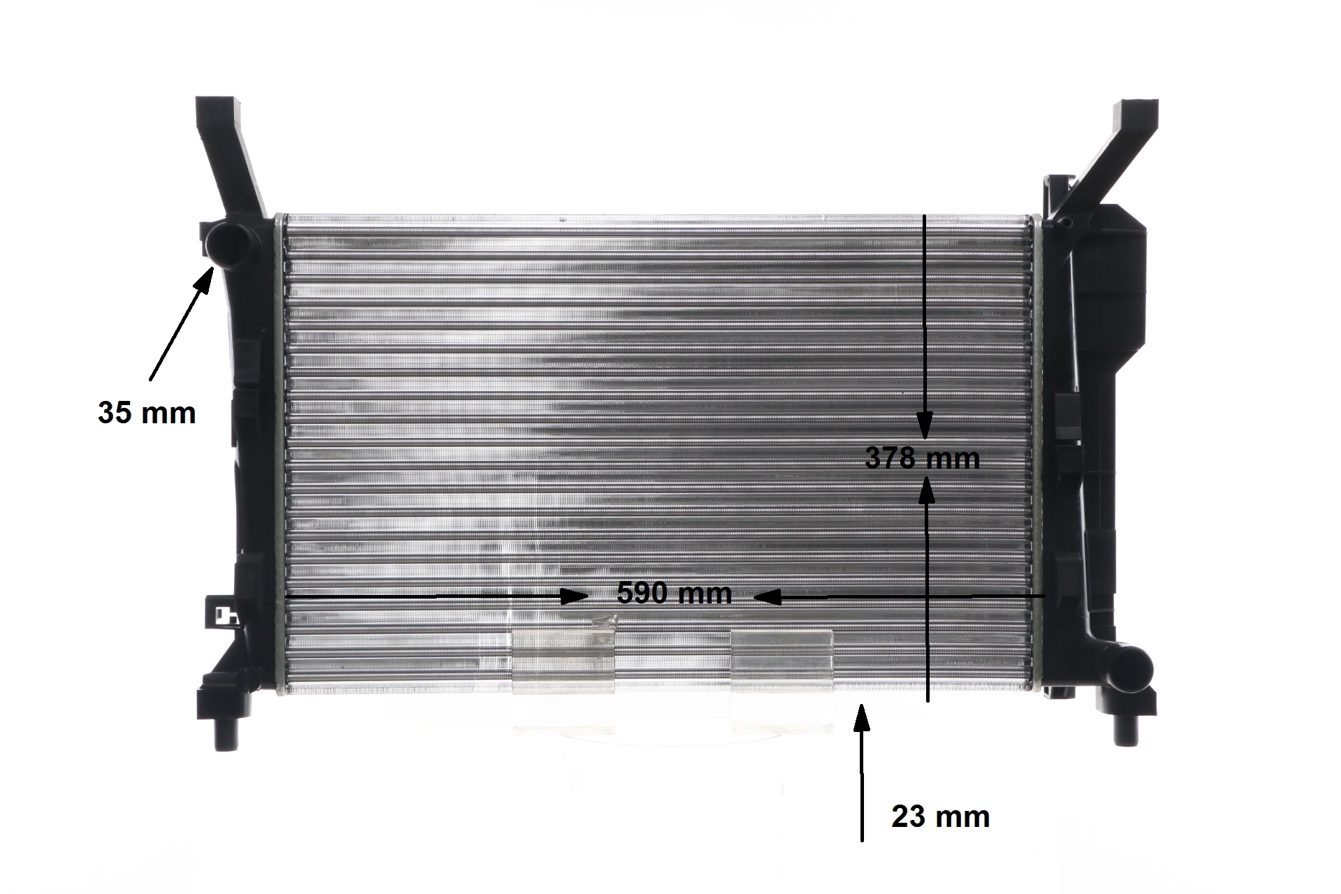 Radiateur moteur (Radiateur de refroidissement) MAHLE Aftermarket ref. CR 660 000S