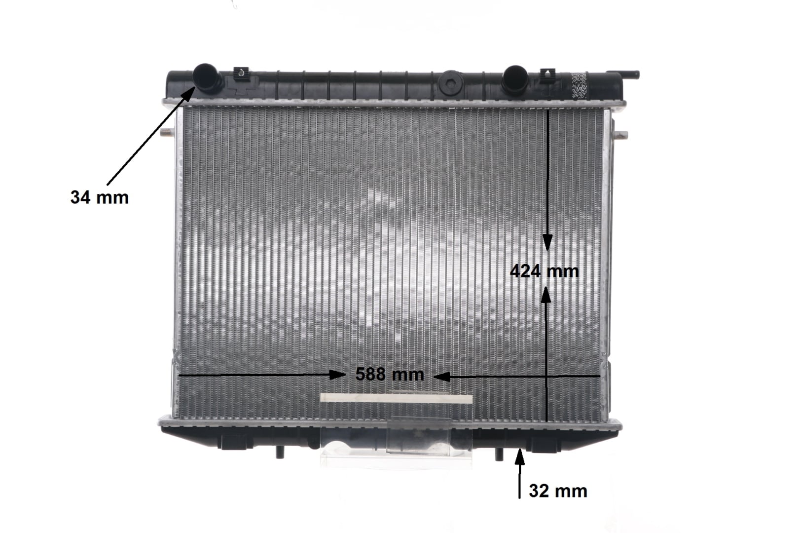 Radiateur moteur (Radiateur de refroidissement) MAHLE Aftermarket CR 208 000S
