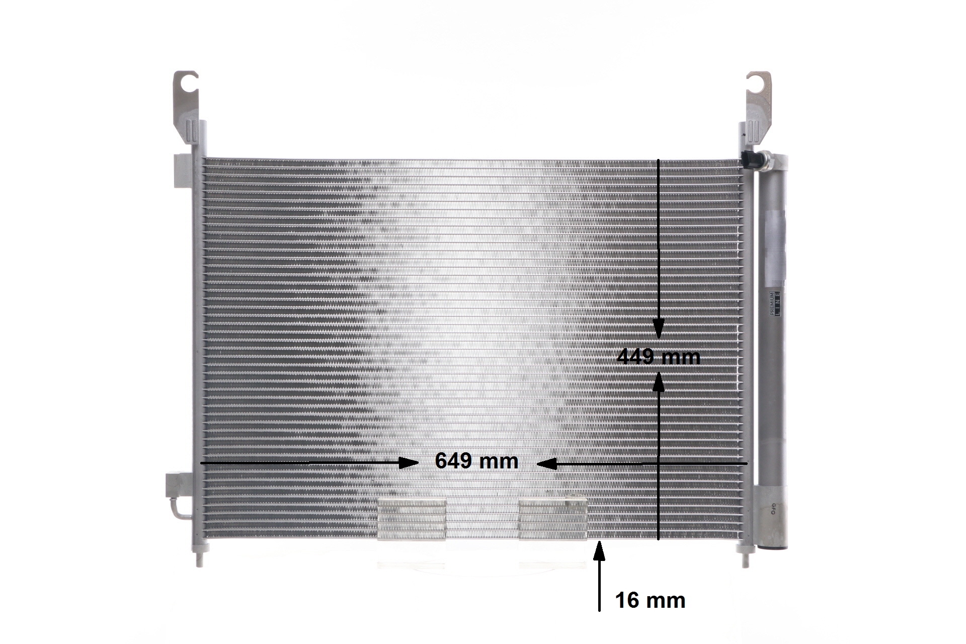 Condenseur, climatisation (Radiateur de climatisation) MAHLE Aftermarket ref. AC 588 000P