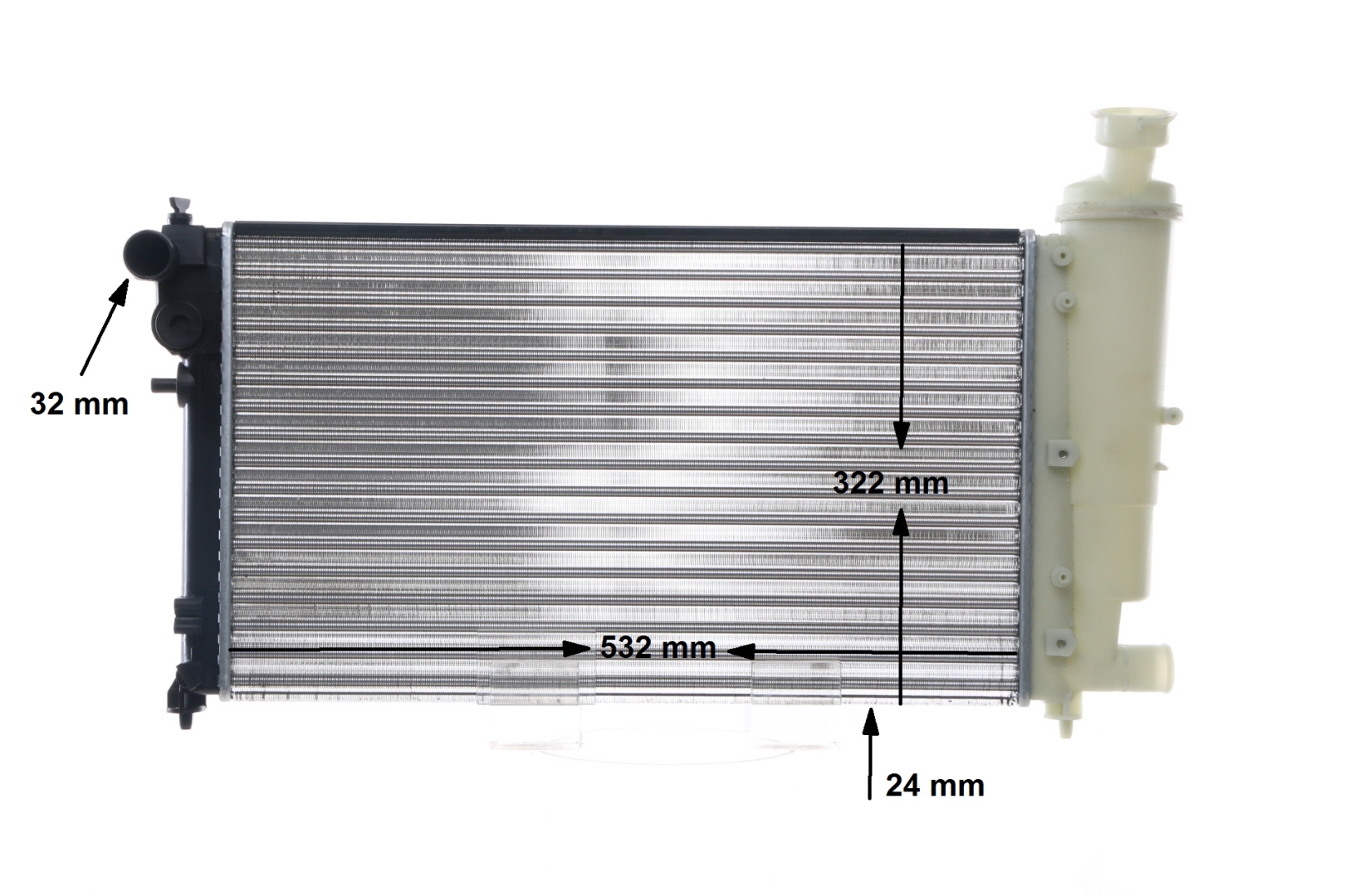 Radiateur moteur (Radiateur de refroidissement) MAHLE Aftermarket ref. CR 467 000S