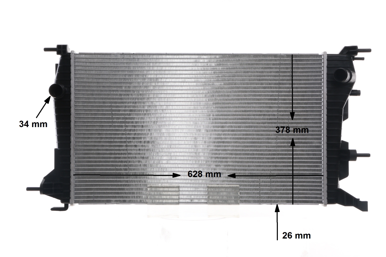 Radiateur moteur (Radiateur de refroidissement) MAHLE Aftermarket CR 809 000S