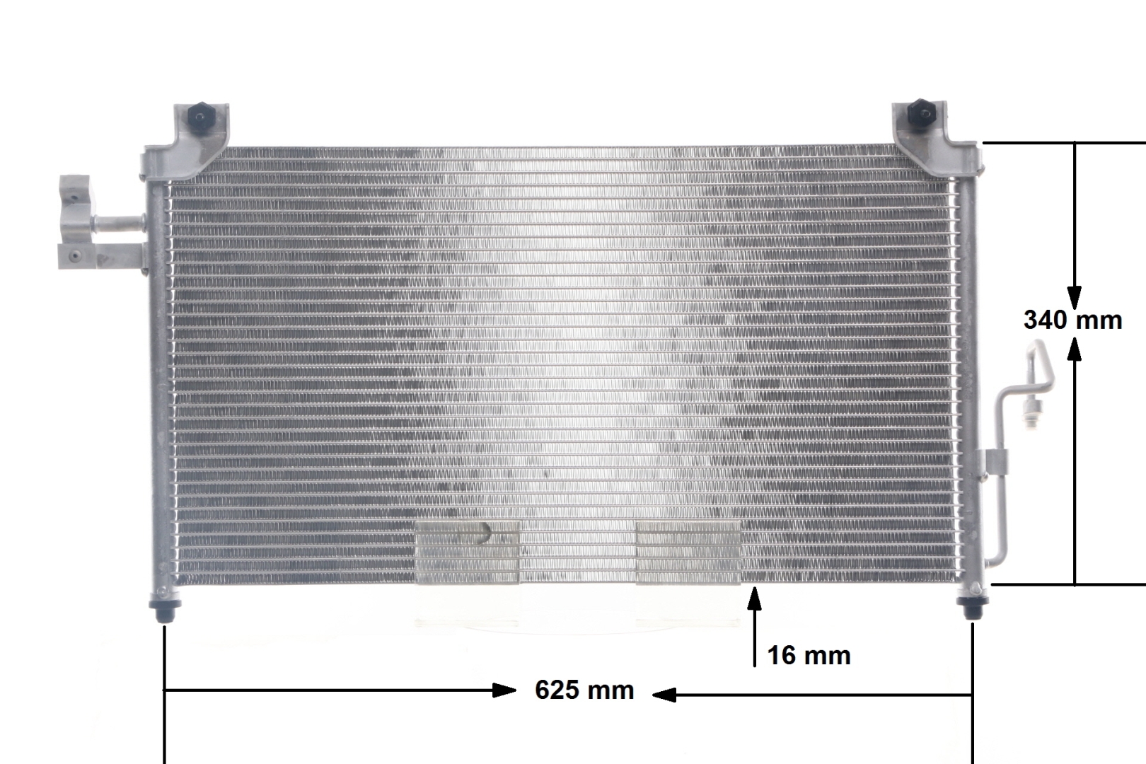 Condenseur, climatisation (Radiateur de climatisation) MAHLE Aftermarket ref. AC 327 000S