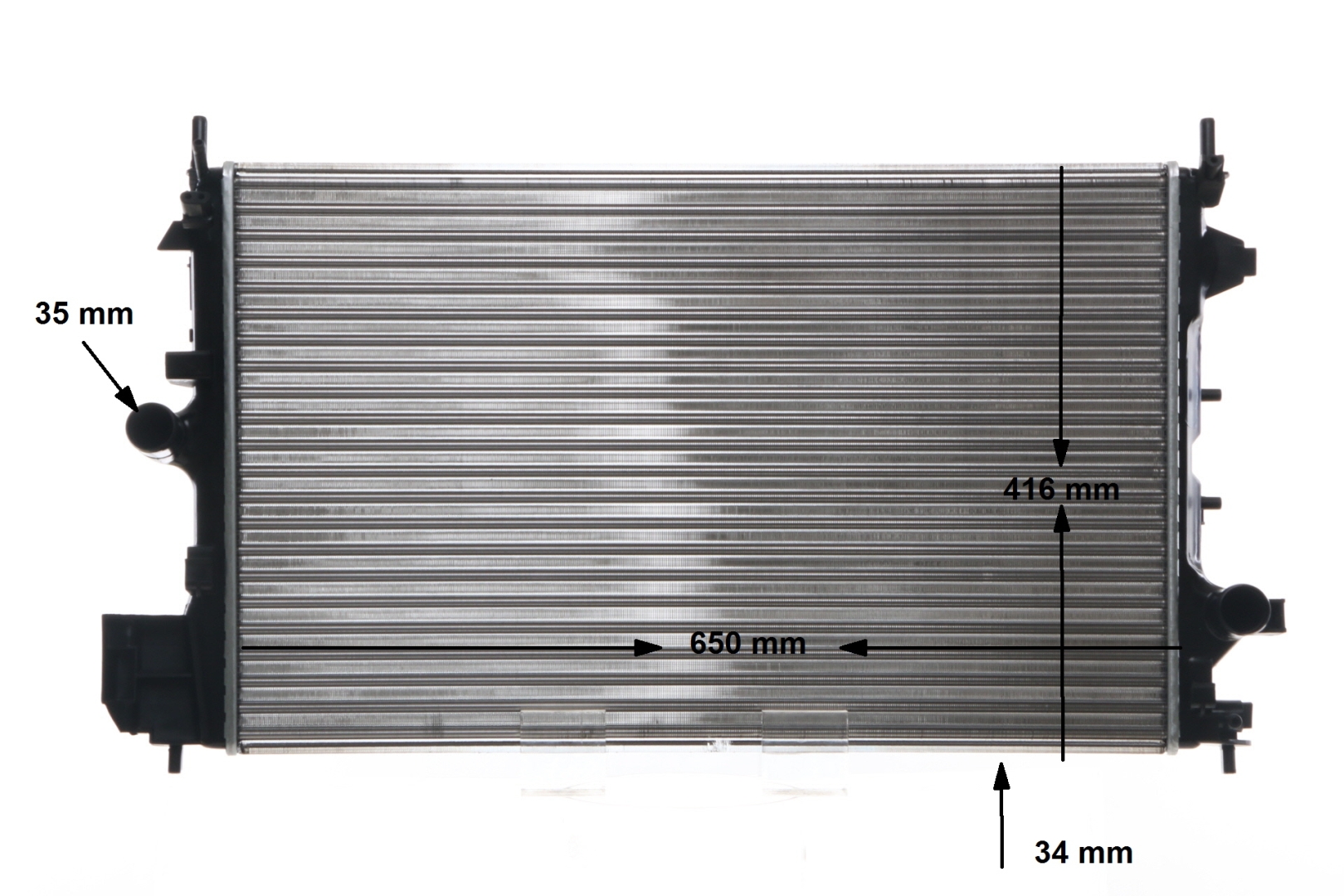 Radiateur moteur (Radiateur de refroidissement) MAHLE Aftermarket CR 835 001S