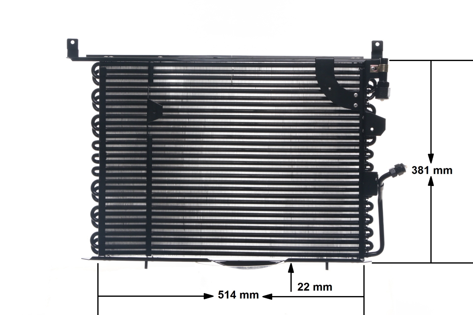 Condenseur, climatisation (Radiateur de climatisation) MAHLE Aftermarket ref. AC 149 000S