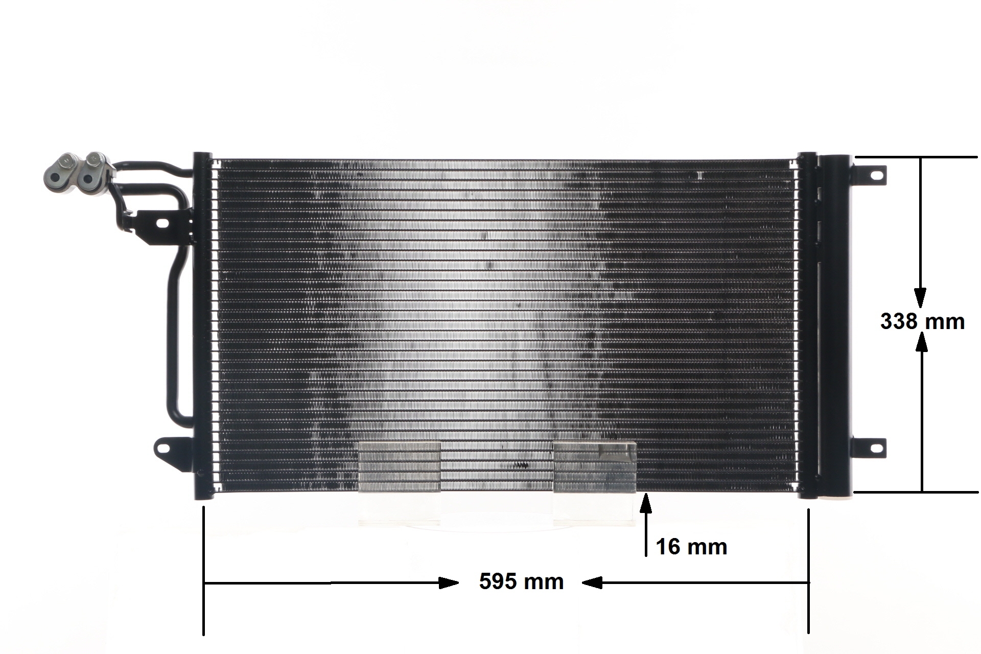 Condenseur, climatisation (Radiateur de climatisation) MAHLE Aftermarket ref. AC 566 000S