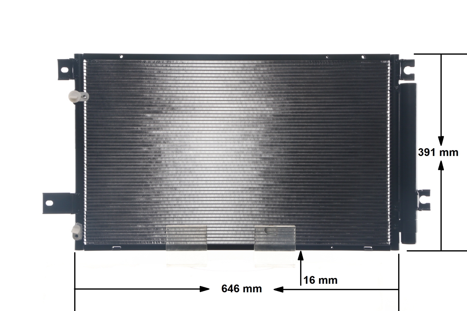Condenseur, climatisation (Radiateur de climatisation) MAHLE Aftermarket ref. AC 819 000S