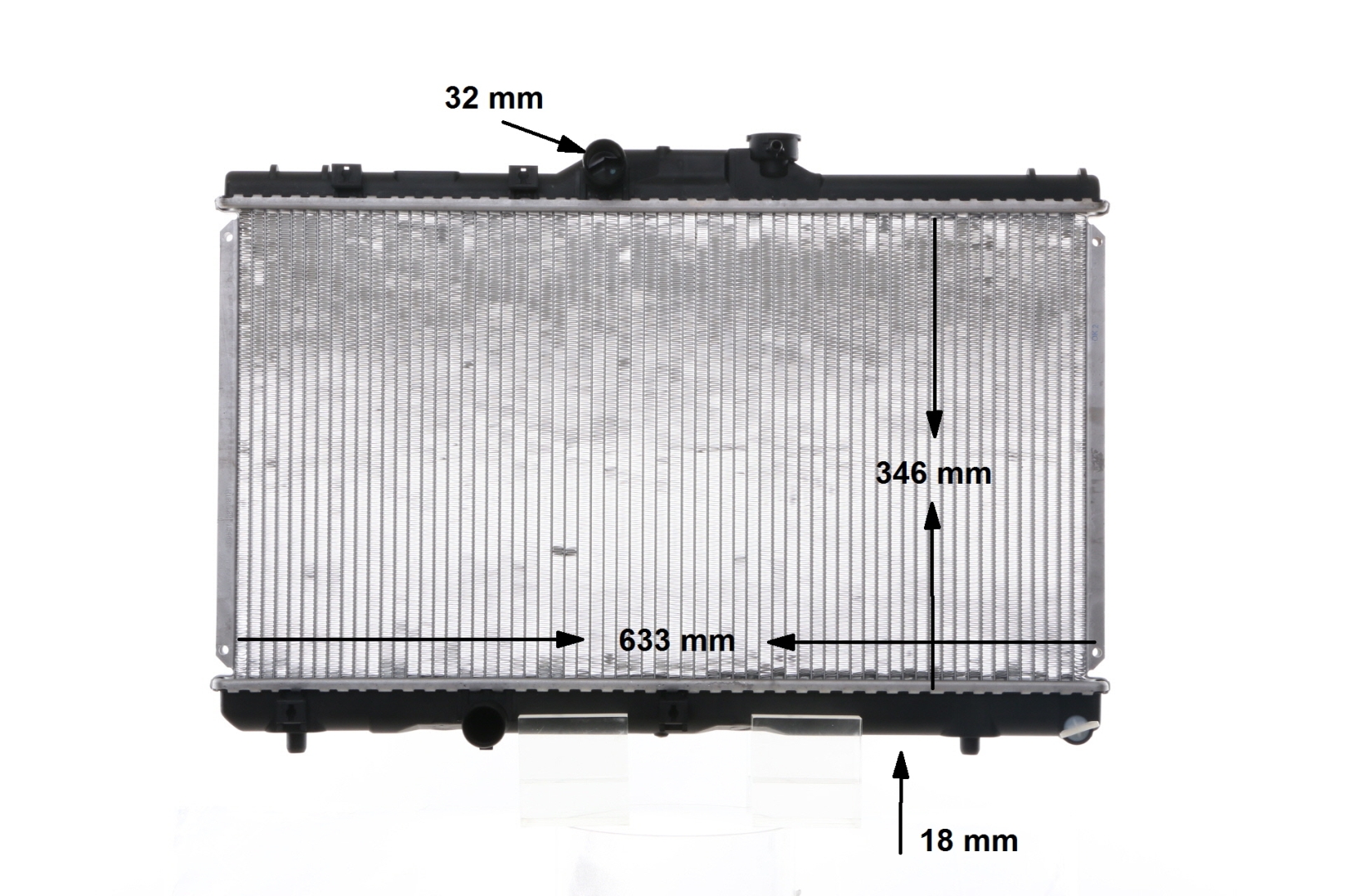 Radiateur moteur (Radiateur de refroidissement) MAHLE Aftermarket ref. CR 162 000S