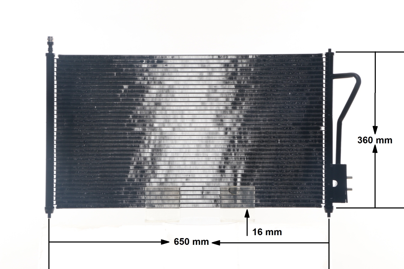 Condenseur, climatisation (Radiateur de climatisation) MAHLE Aftermarket ref. AC 218 000S