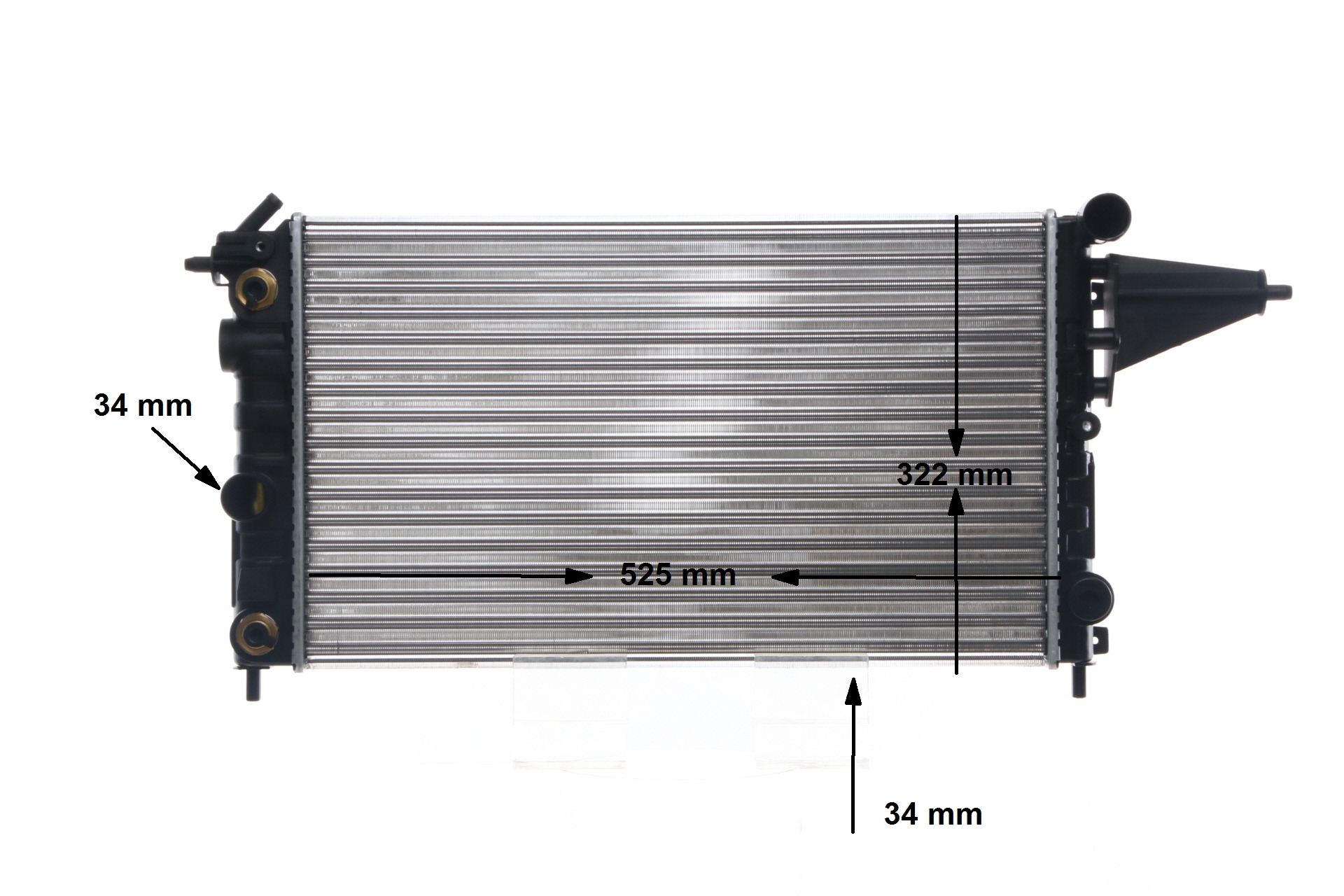 Radiateur moteur (Radiateur de refroidissement) MAHLE Aftermarket CR 432 000S