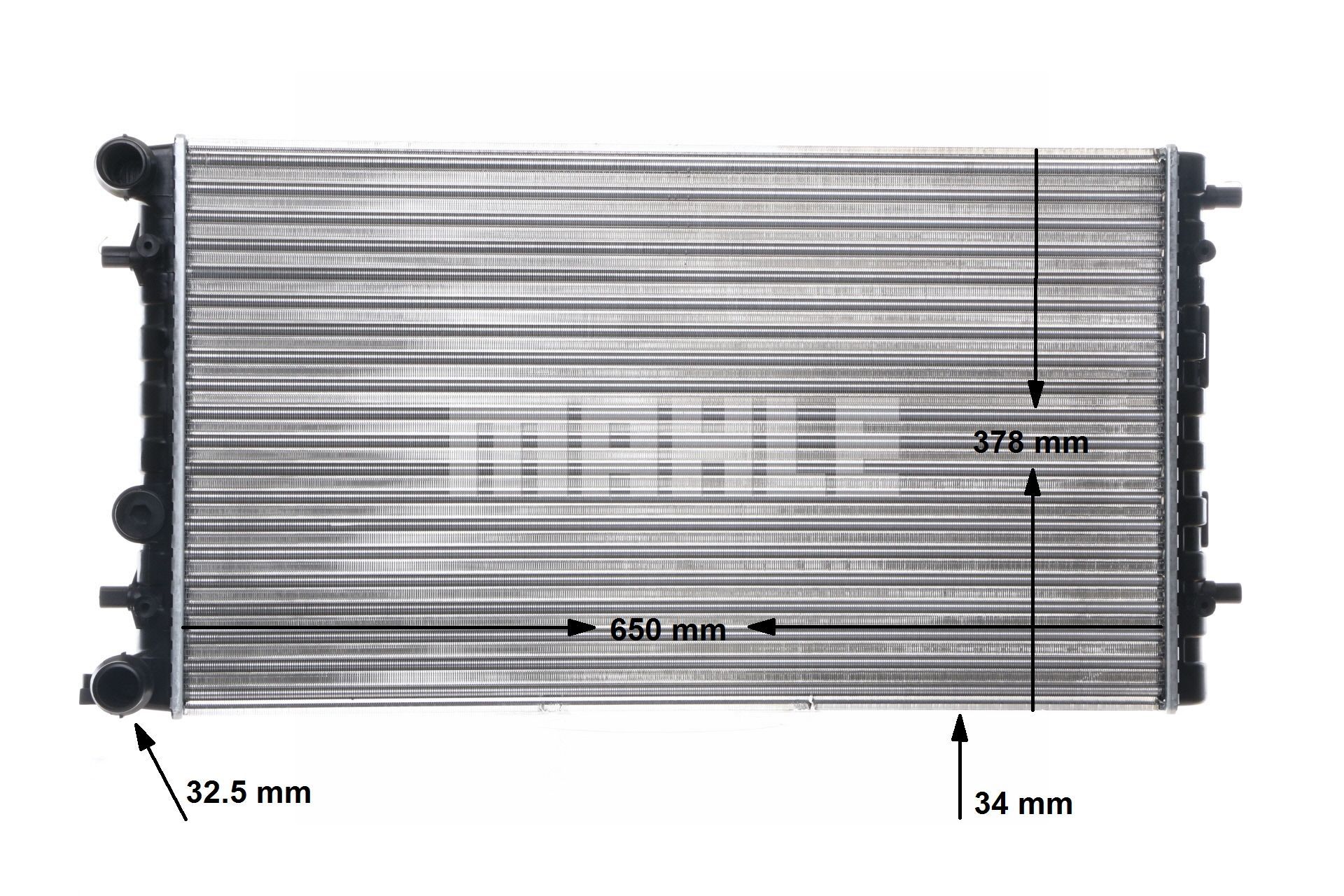 Radiateur moteur (Radiateur de refroidissement) MAHLE Aftermarket CR 477 001S