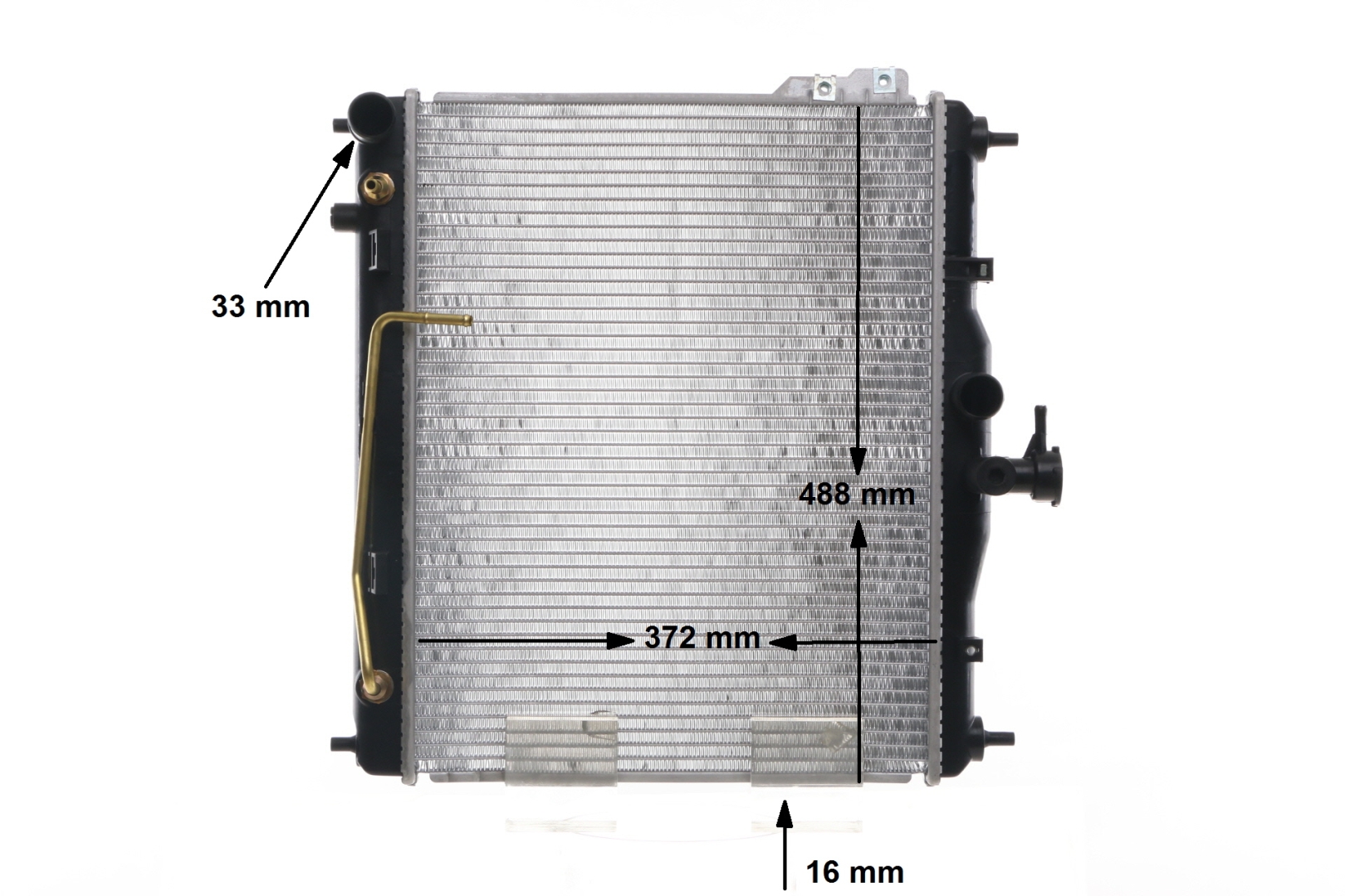 Radiateur moteur (Radiateur de refroidissement) MAHLE Aftermarket CR 1278 000S