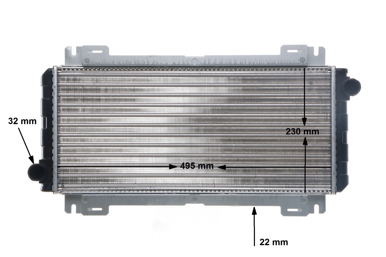 Radiateur moteur (Radiateur de refroidissement) MAHLE Aftermarket CR 619 000S