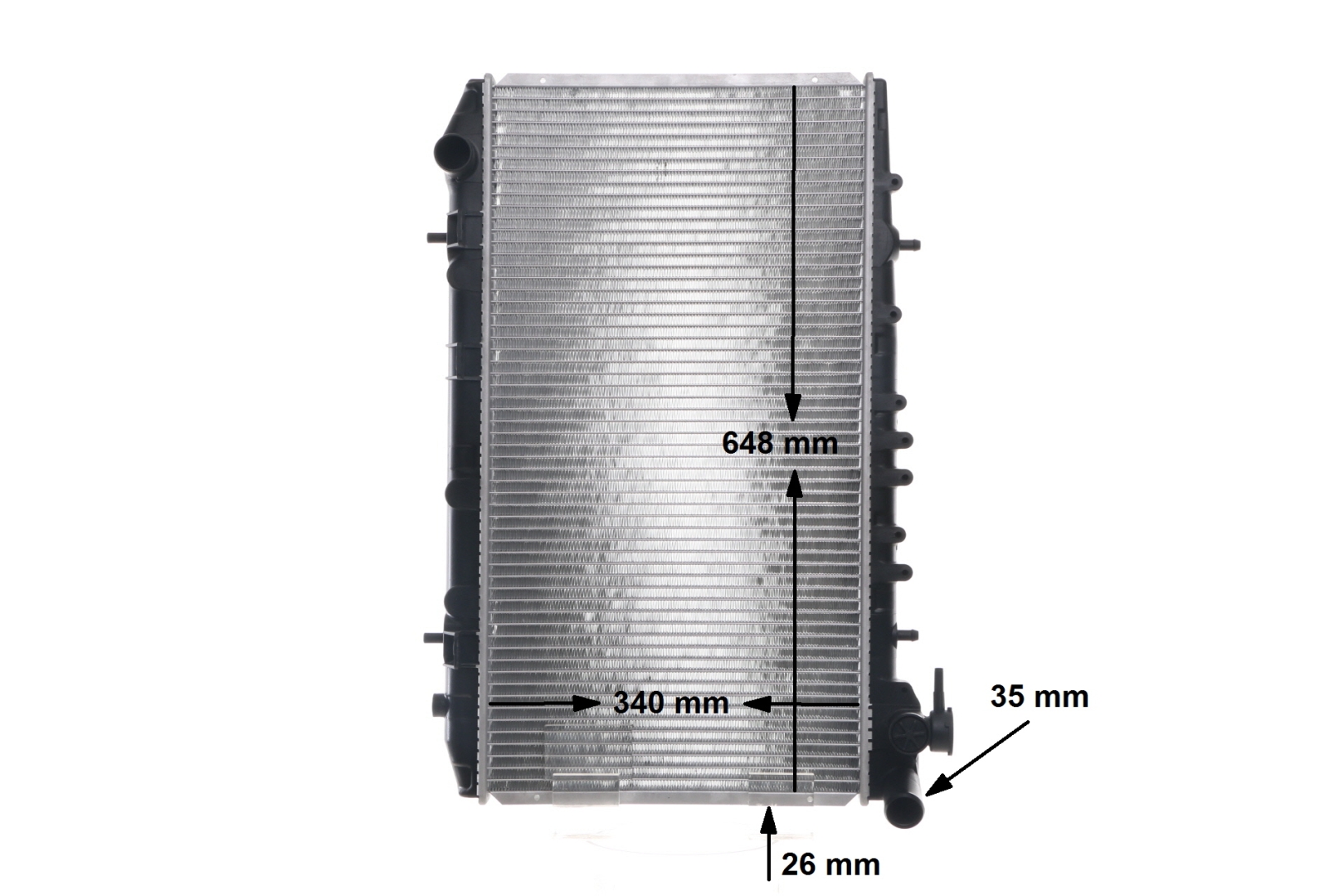Radiateur moteur (Radiateur de refroidissement) MAHLE Aftermarket ref. CR 436 000S
