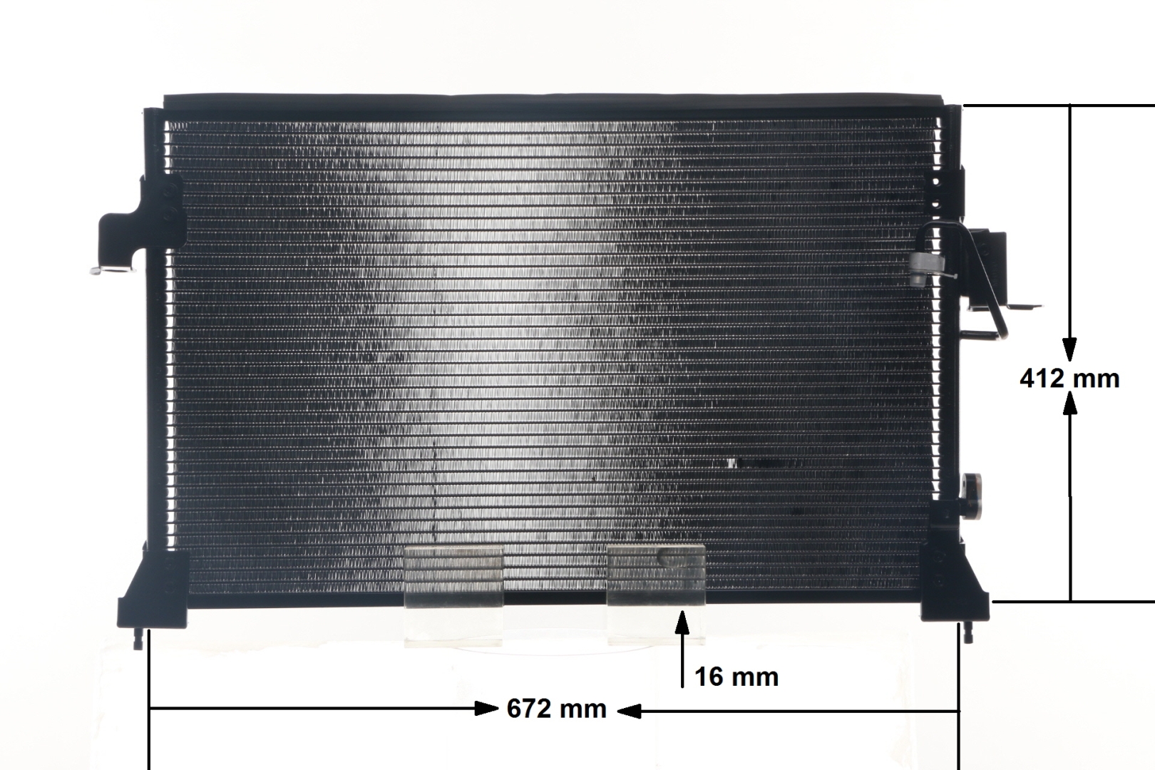 Condenseur, climatisation (Radiateur de climatisation) MAHLE Aftermarket ref. AC 676 000S