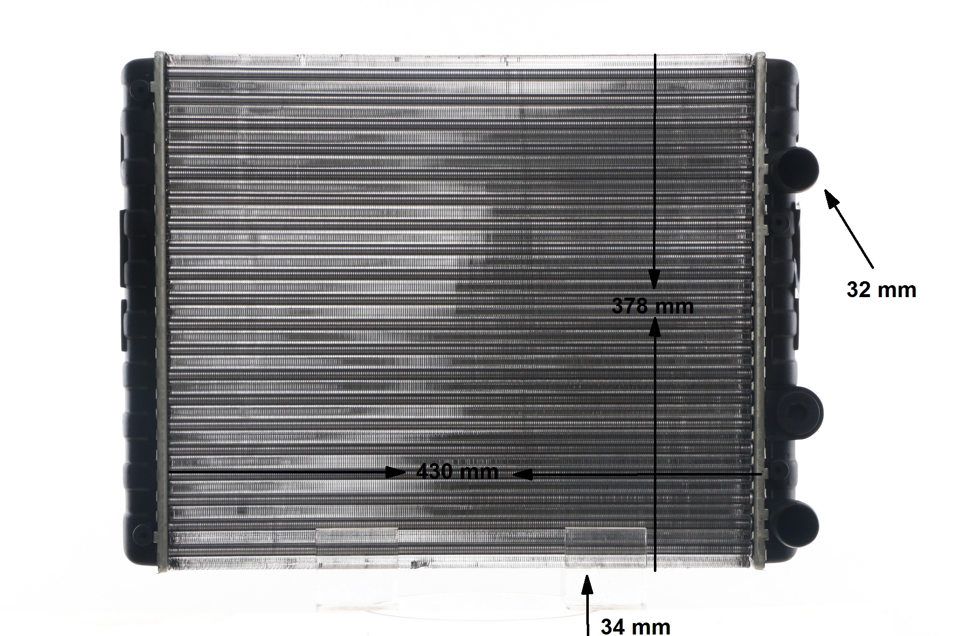 Radiateur moteur (Radiateur de refroidissement) MAHLE Aftermarket ref. CR 42 000S