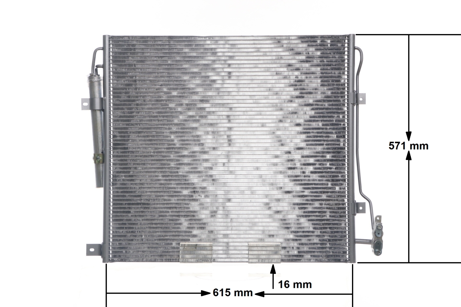 Condenseur, climatisation (Radiateur de climatisation) MAHLE Aftermarket ref. AC 760 000S