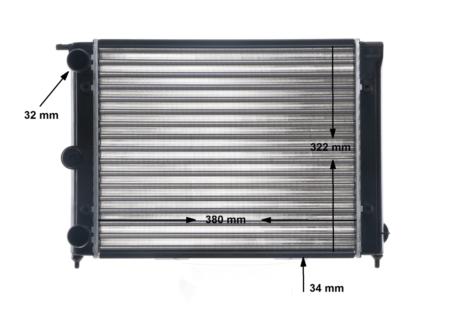 Radiateur moteur (Radiateur de refroidissement) MAHLE Aftermarket CR 344 000S