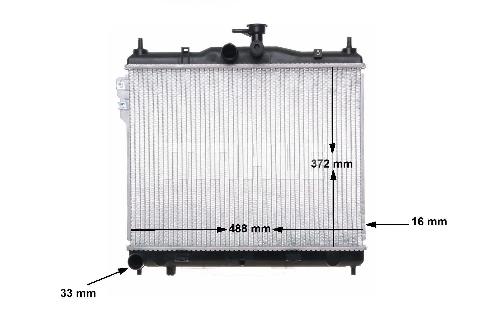 Radiateur moteur (Radiateur de refroidissement) MAHLE Aftermarket CR 1277 000S