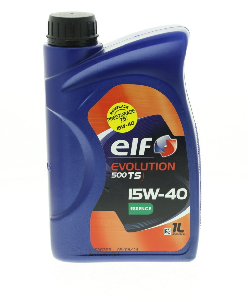 Huile moteur ELF EVOLUTION 500 TS 15W40 1 L ref. 214000 au meilleur