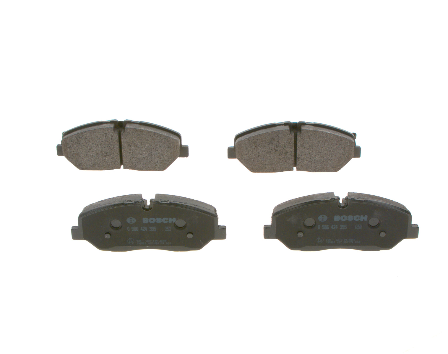Jeu de 4 plaquettes de frein BOSCH ref. 0 986 424 395