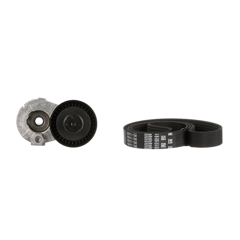 Kit de courroie d'accessoire (Courroie d’alternateur) GATES ref. K016PK1198